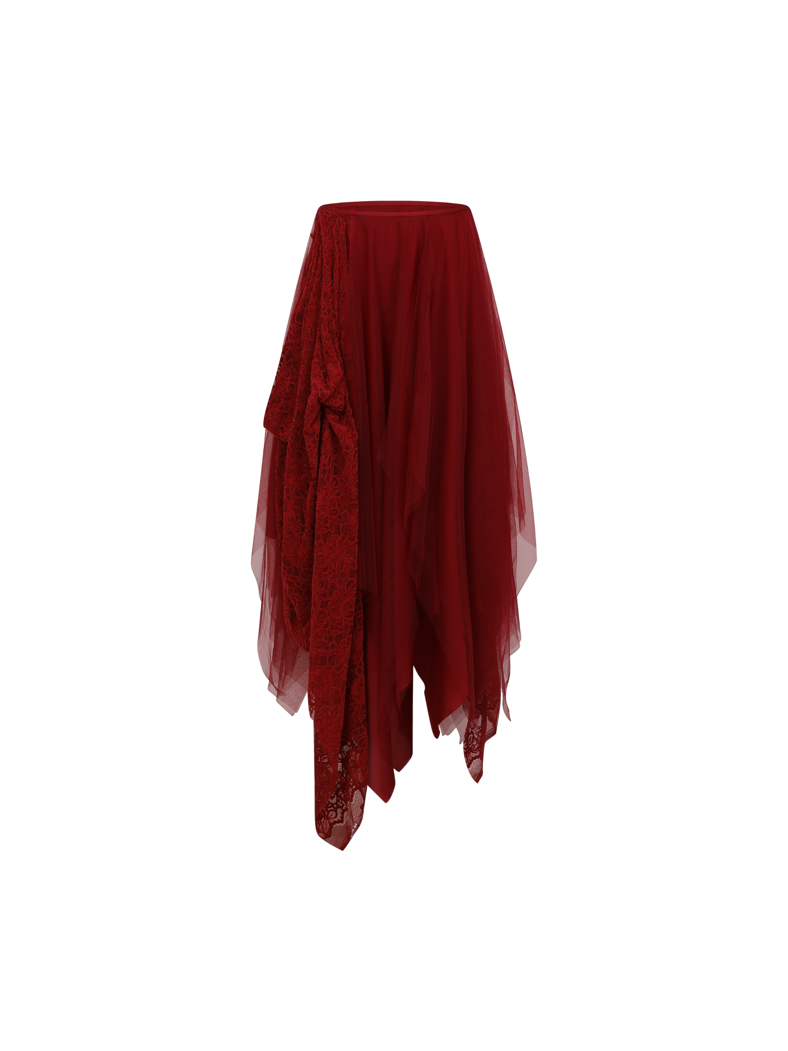 Ruby Lace Skirt In Gauze