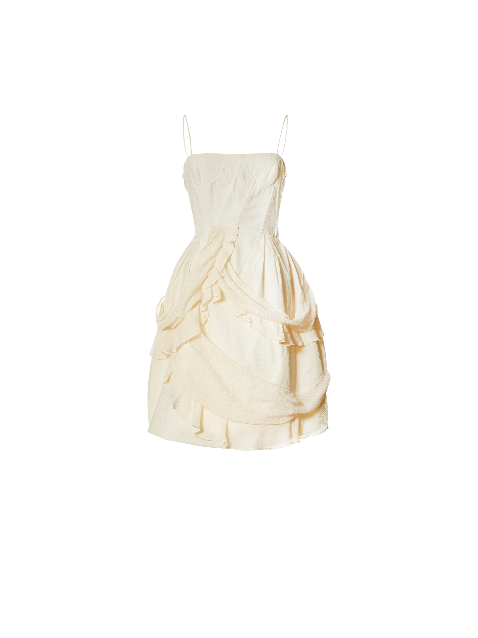 White Silhouette Dress