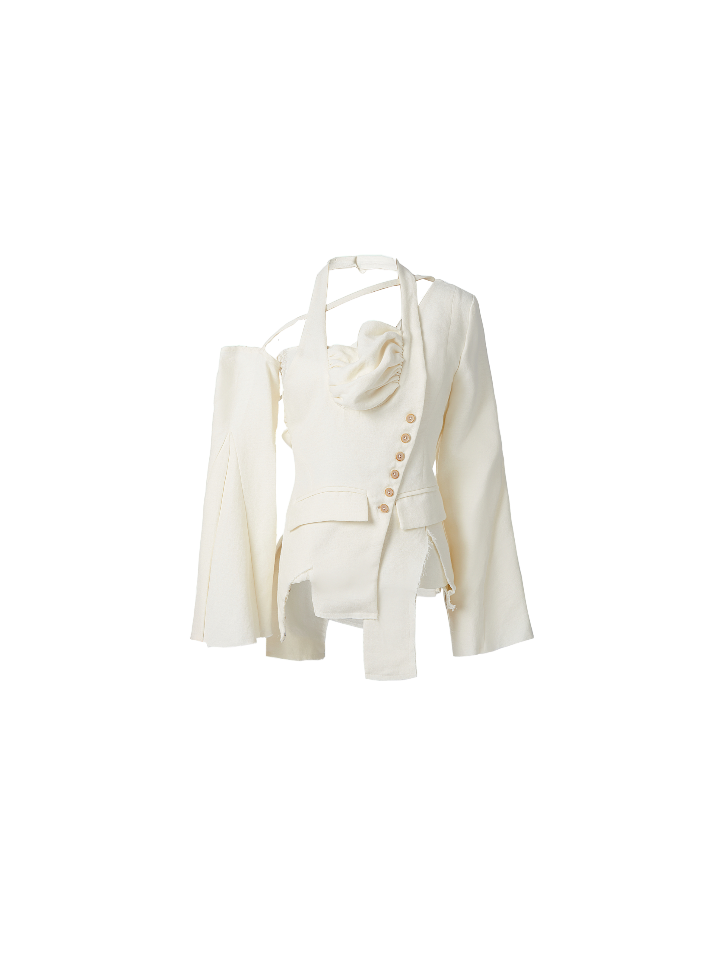 White Hatler Jacket Coat