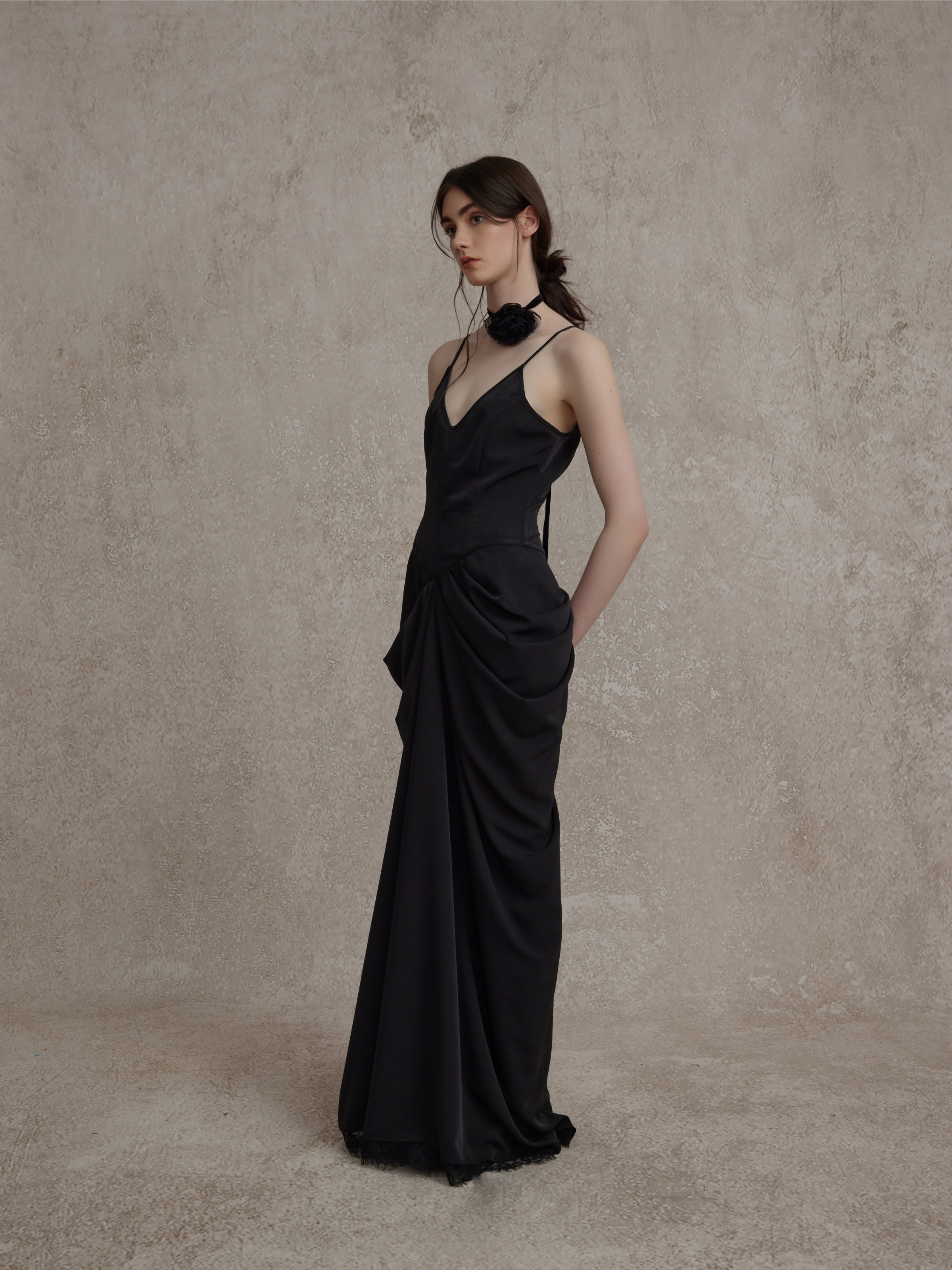 Black Point Maxi Dress