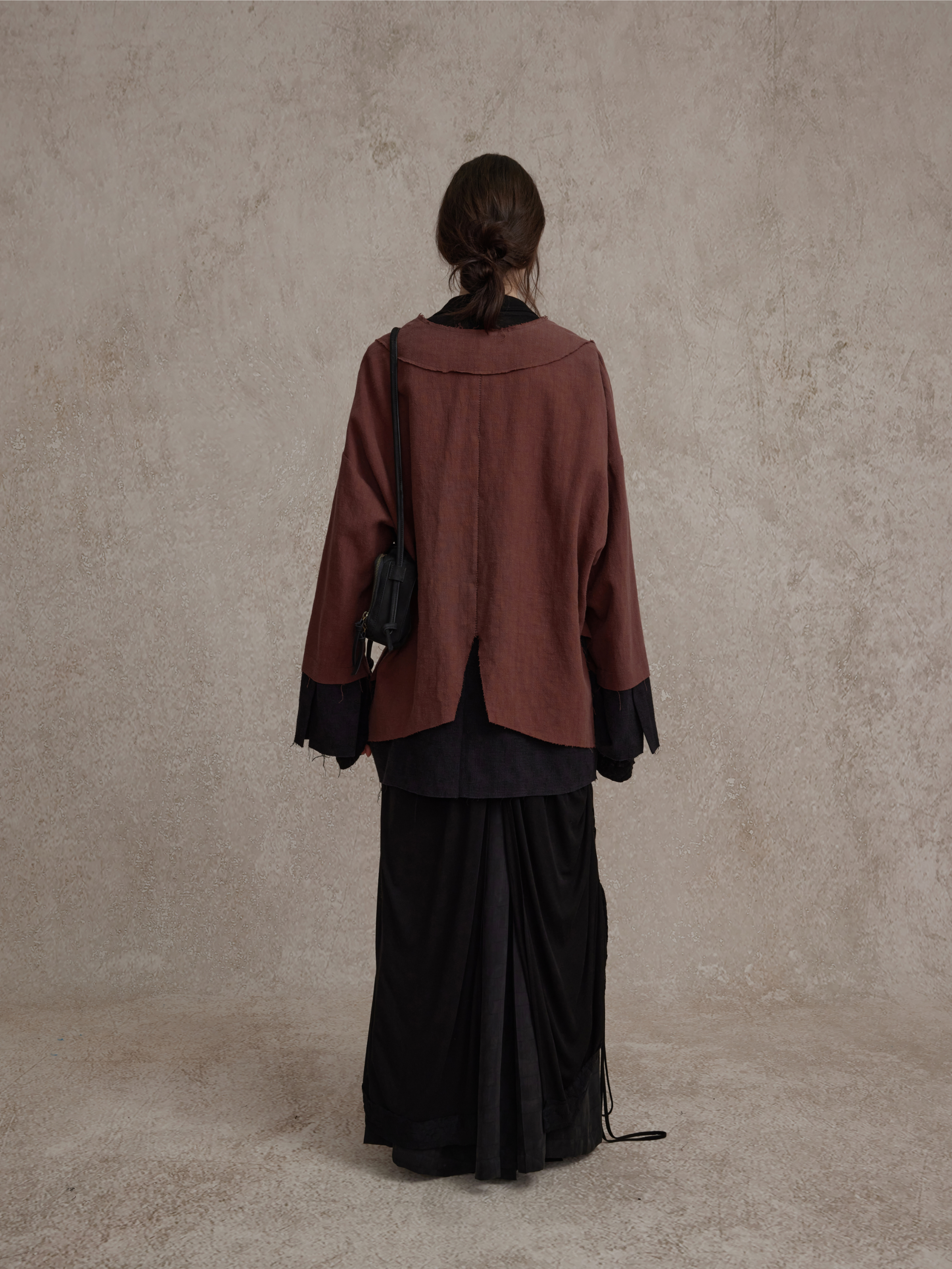 Brownish Red Robe Coat