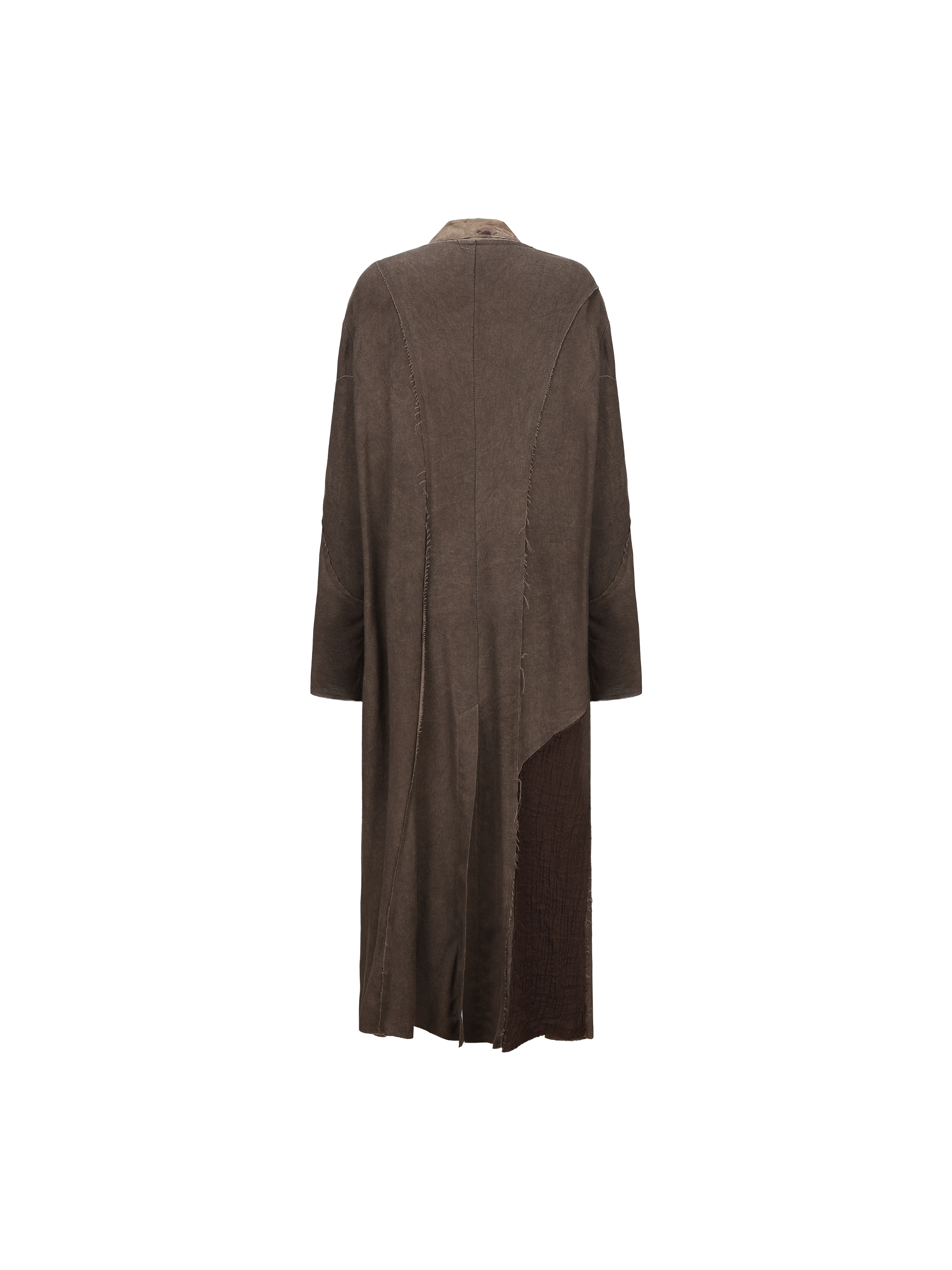 Brown Antique Jacquard Robe