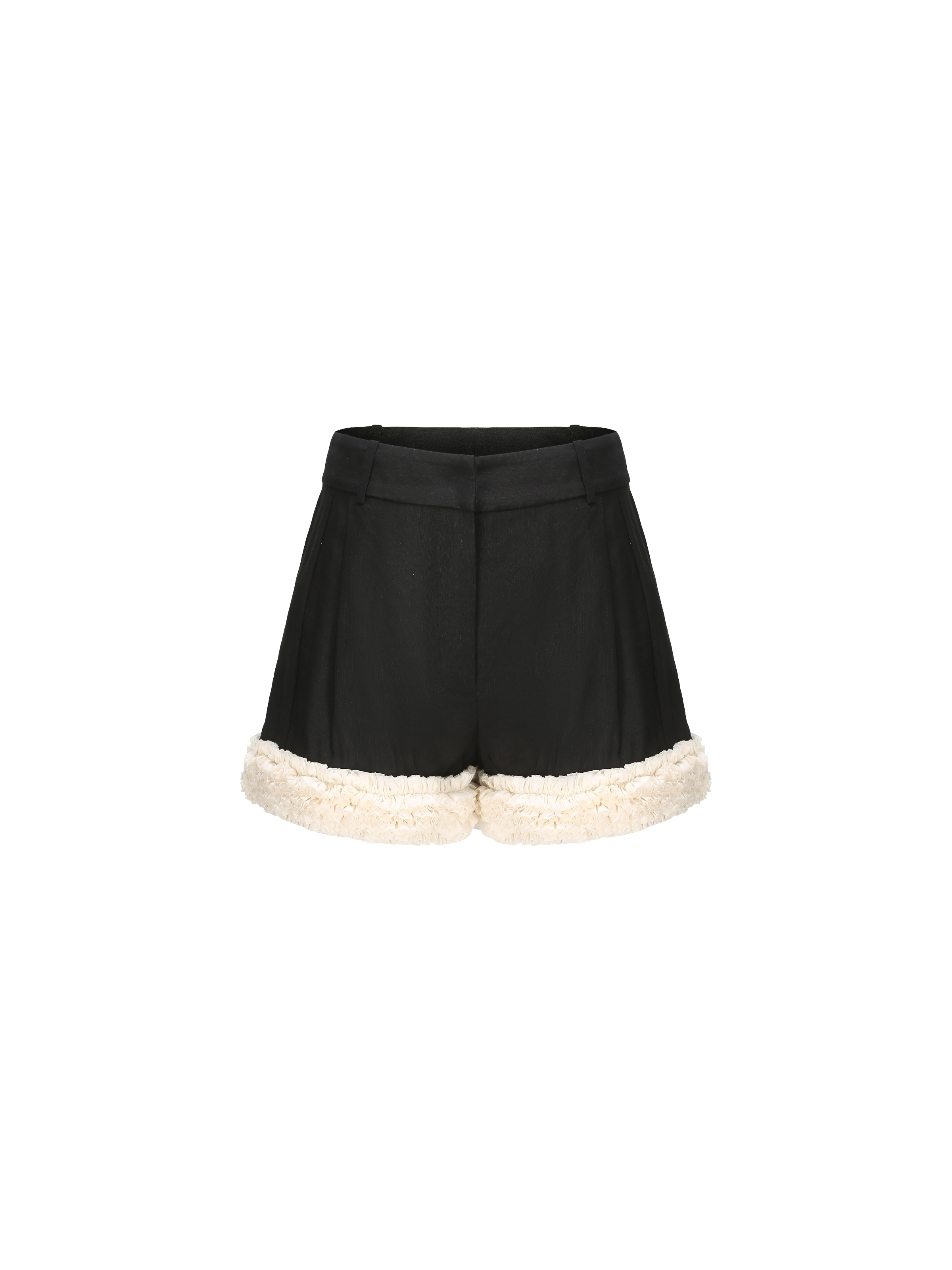 Black And White Lace Shorts