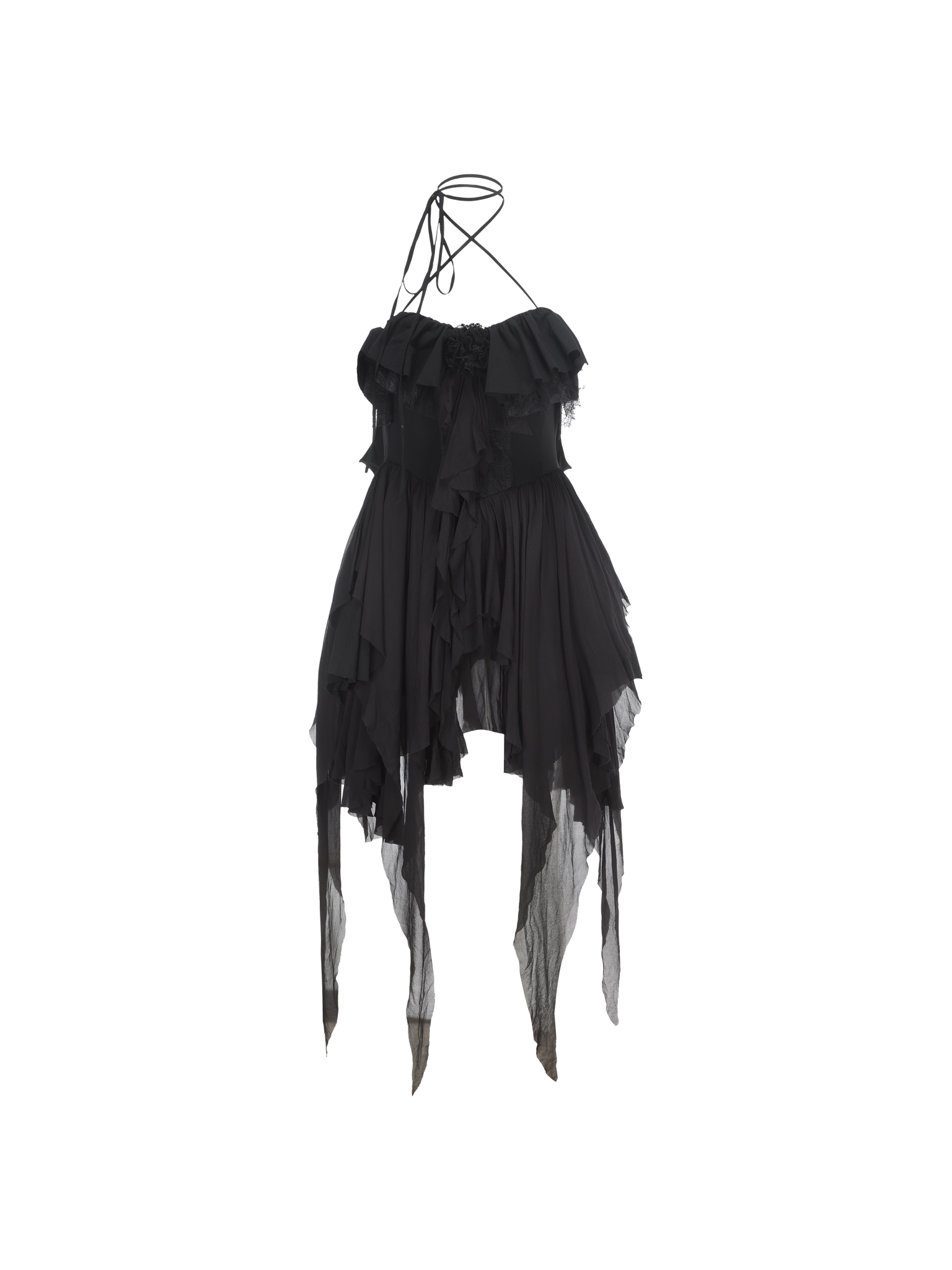 ELYWOOD BLACK ONE-PIECE MAXI DRESS