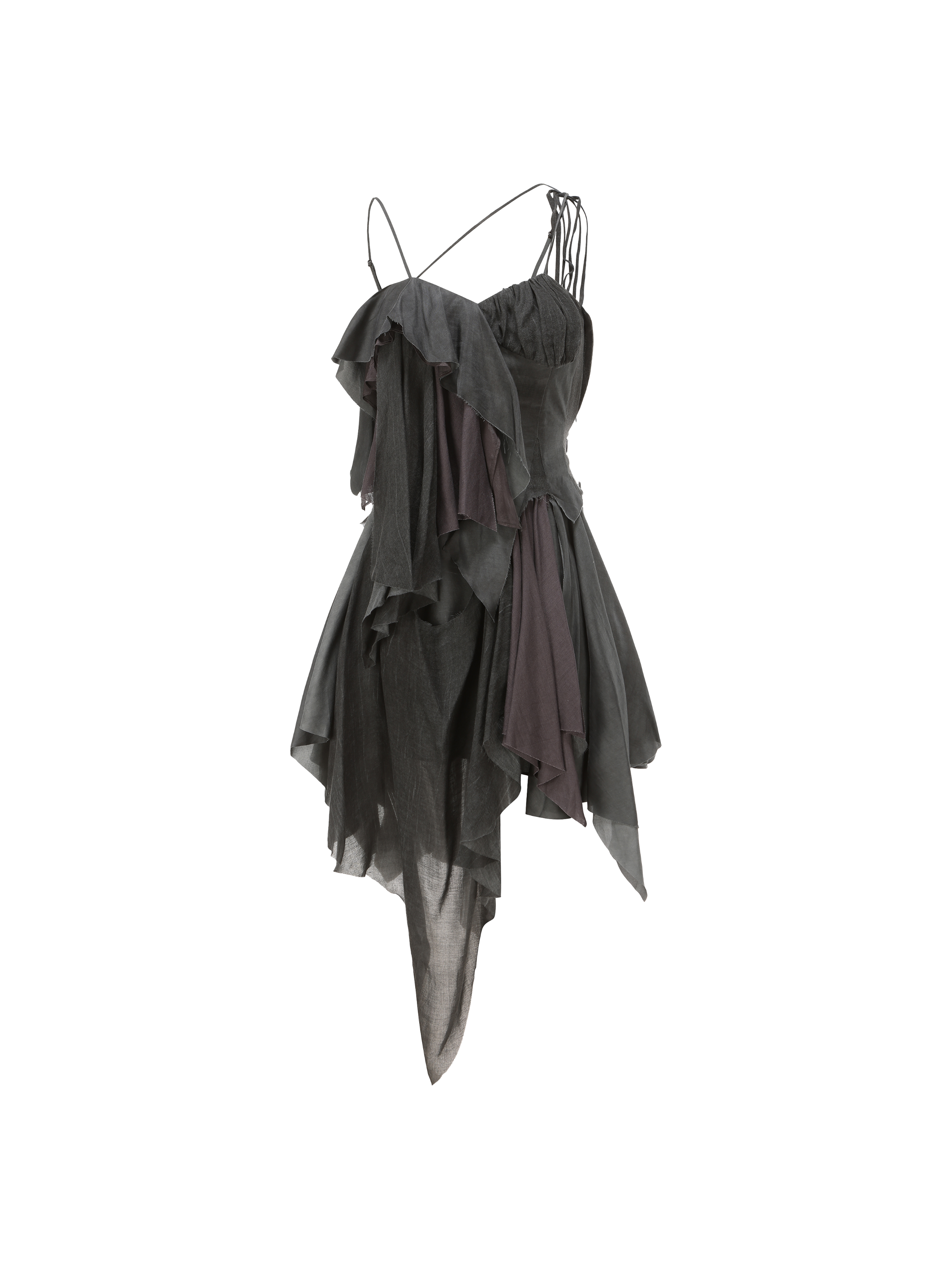grey strappy dress Grey Strappy Short Dress S