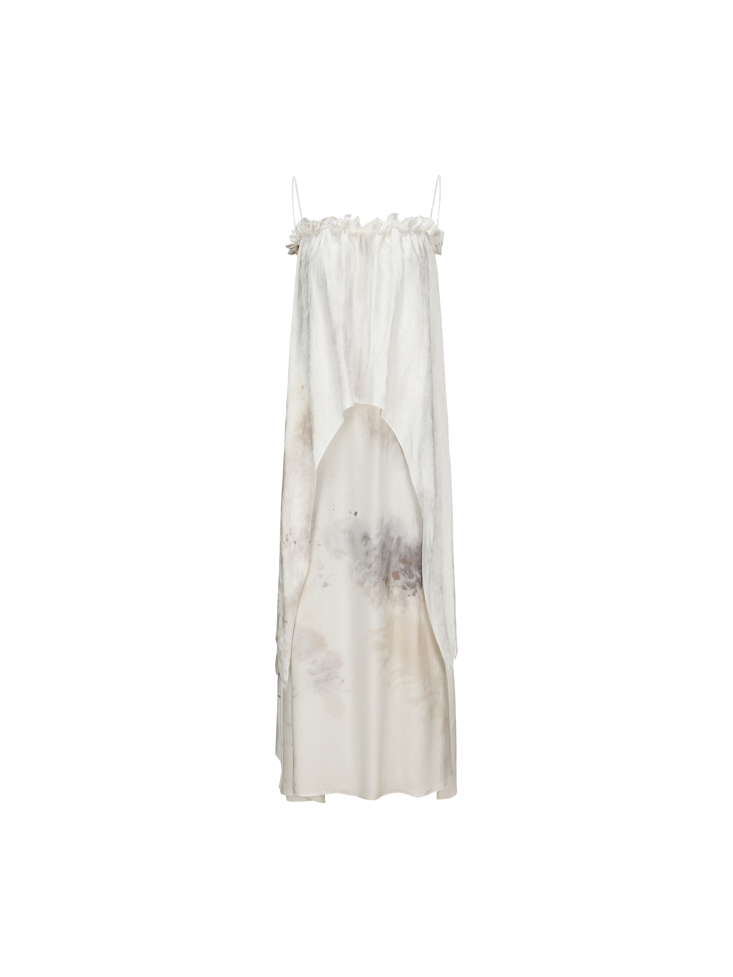 Plant Dyed Silk Loose Camisole Dress