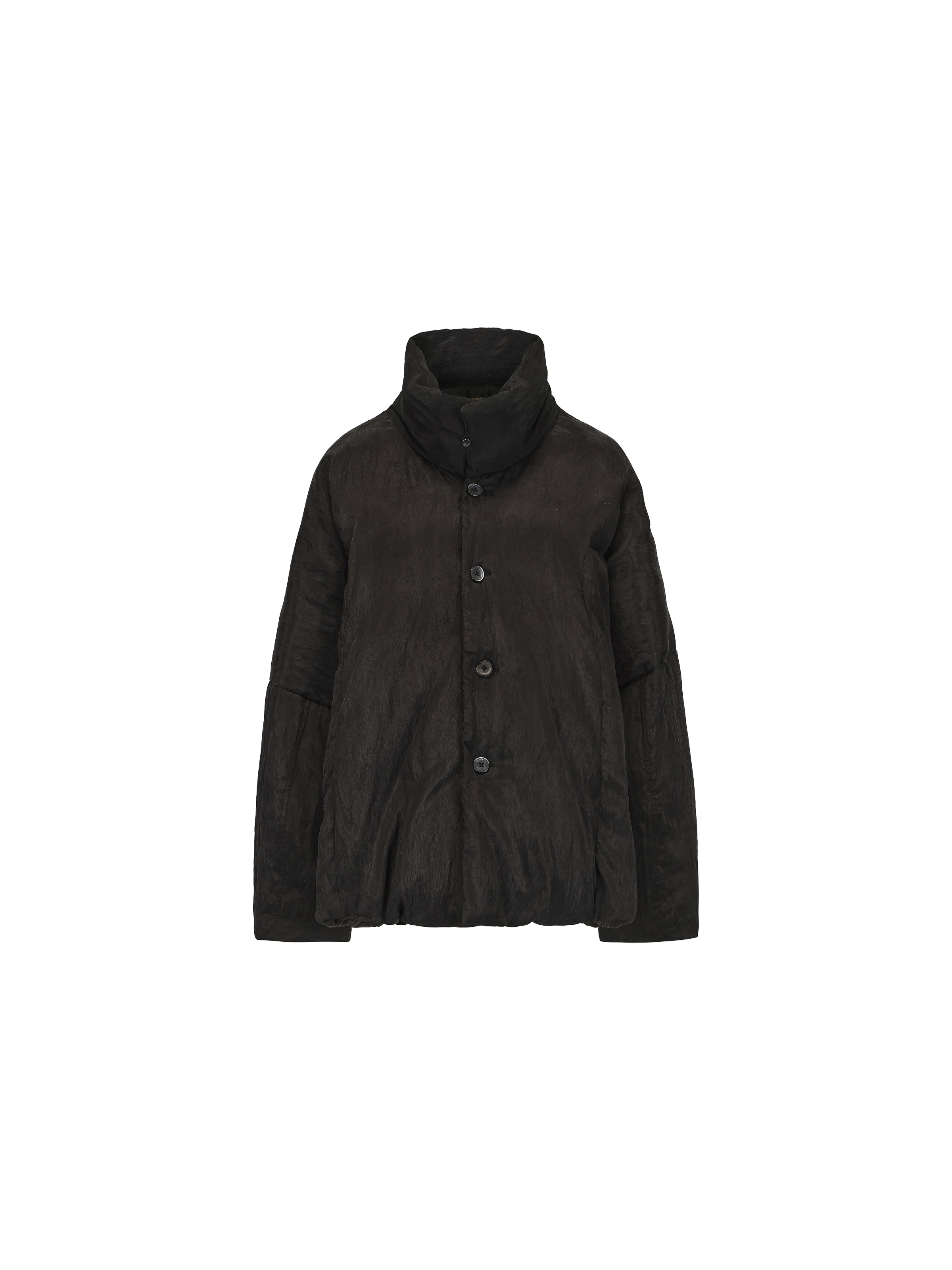 Vintage Black Short Down Jacket