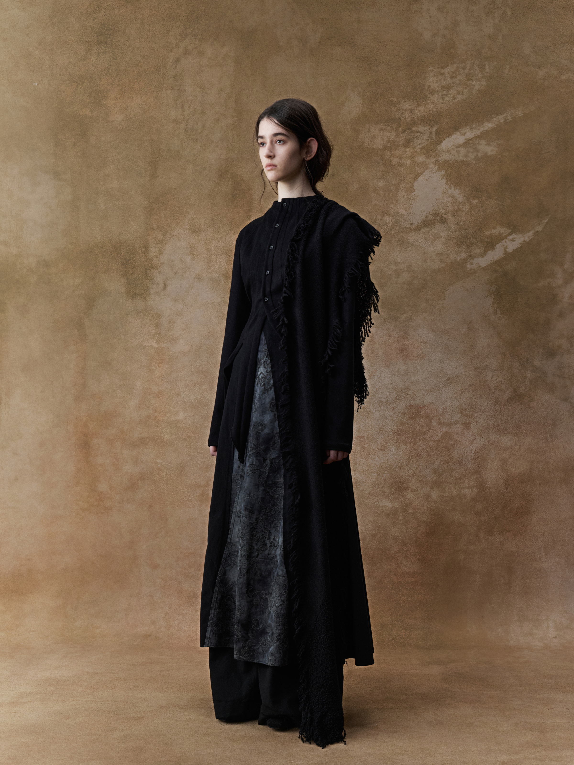 Black Structured Panelled Jacket