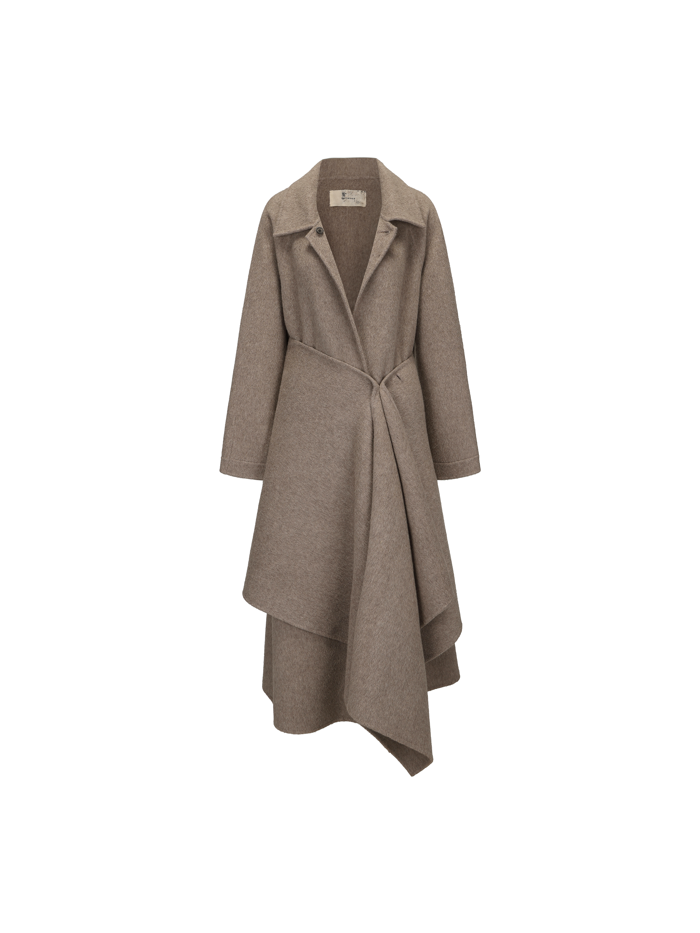 Sandstone Camel Wool Cape Coat