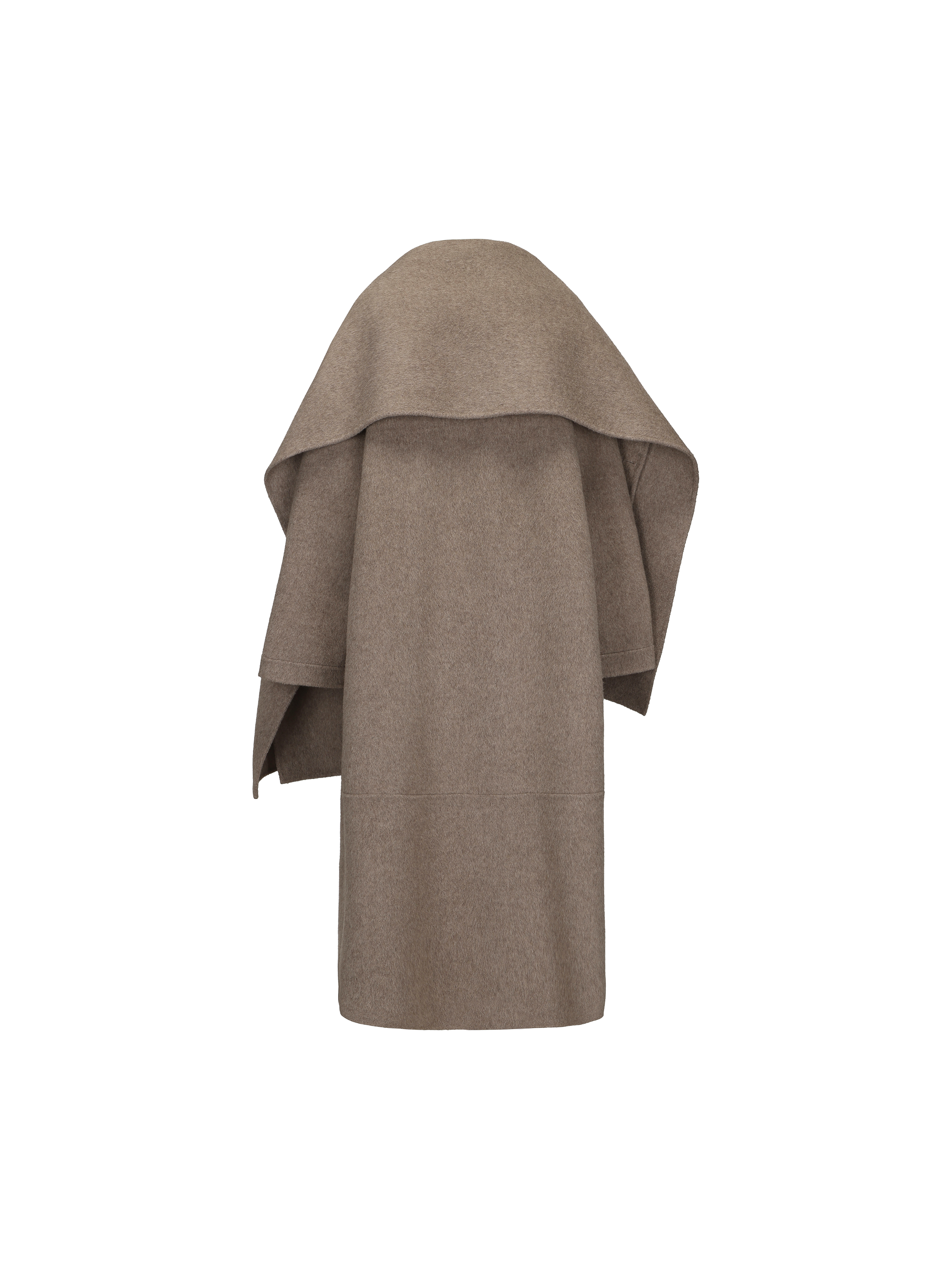 Sandstone Camel Wool Cape Coat