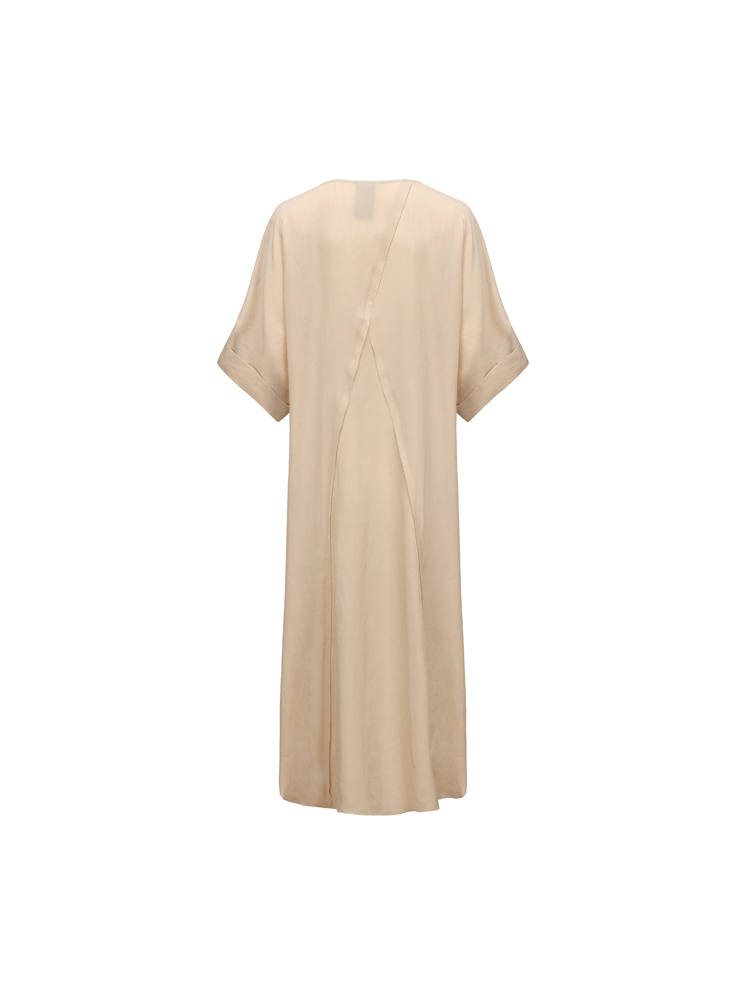 Nude Beige Dotted Long Shirt