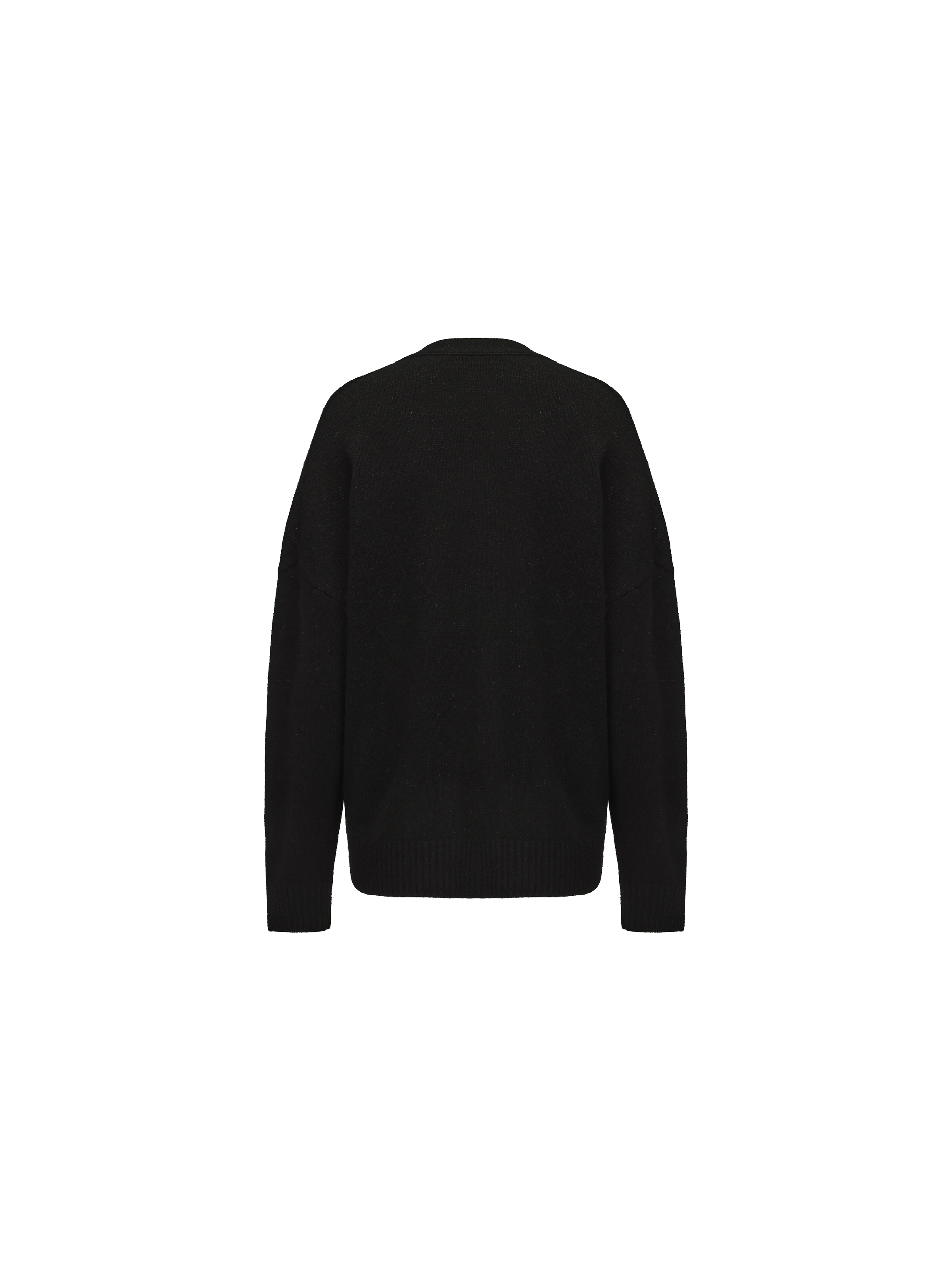 Black Beaded Sweater Cardigan