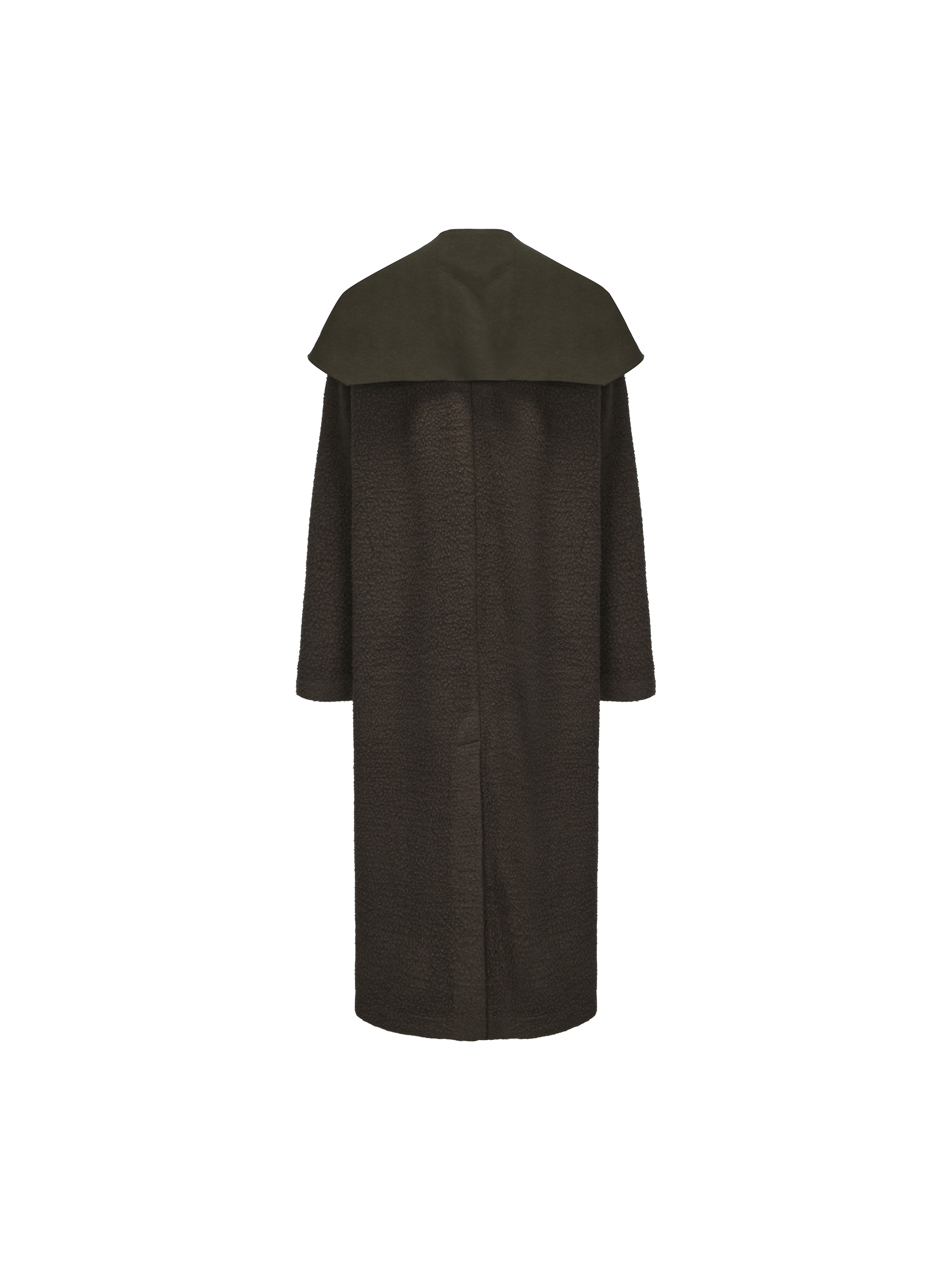 Gray-green Sailor Collar Coat