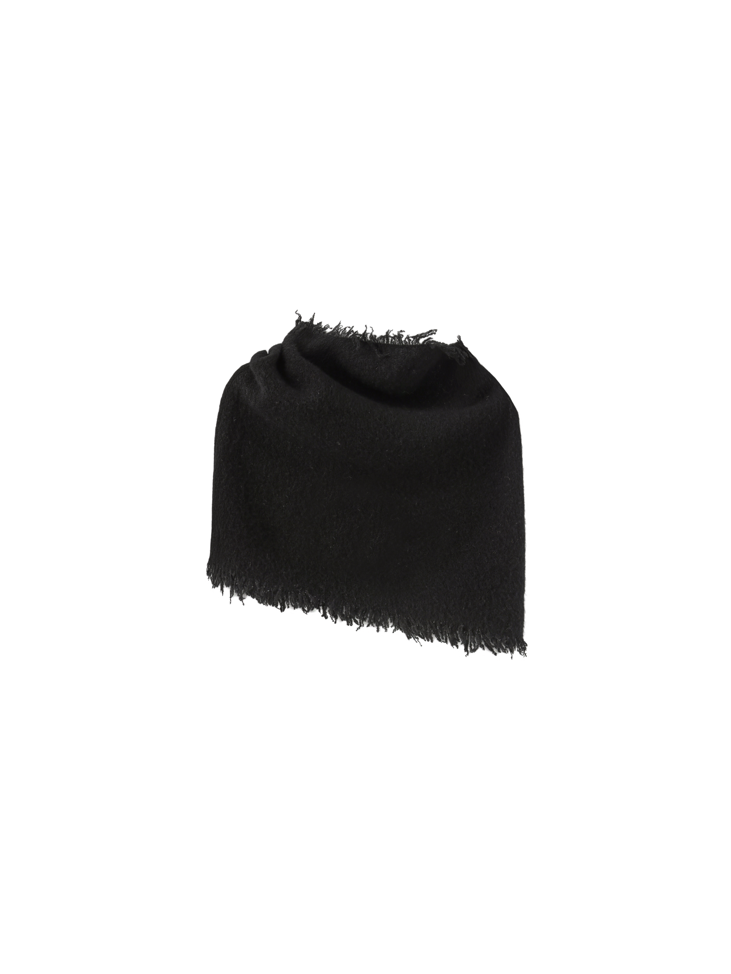 Black Yak Wool Shawl Scarf