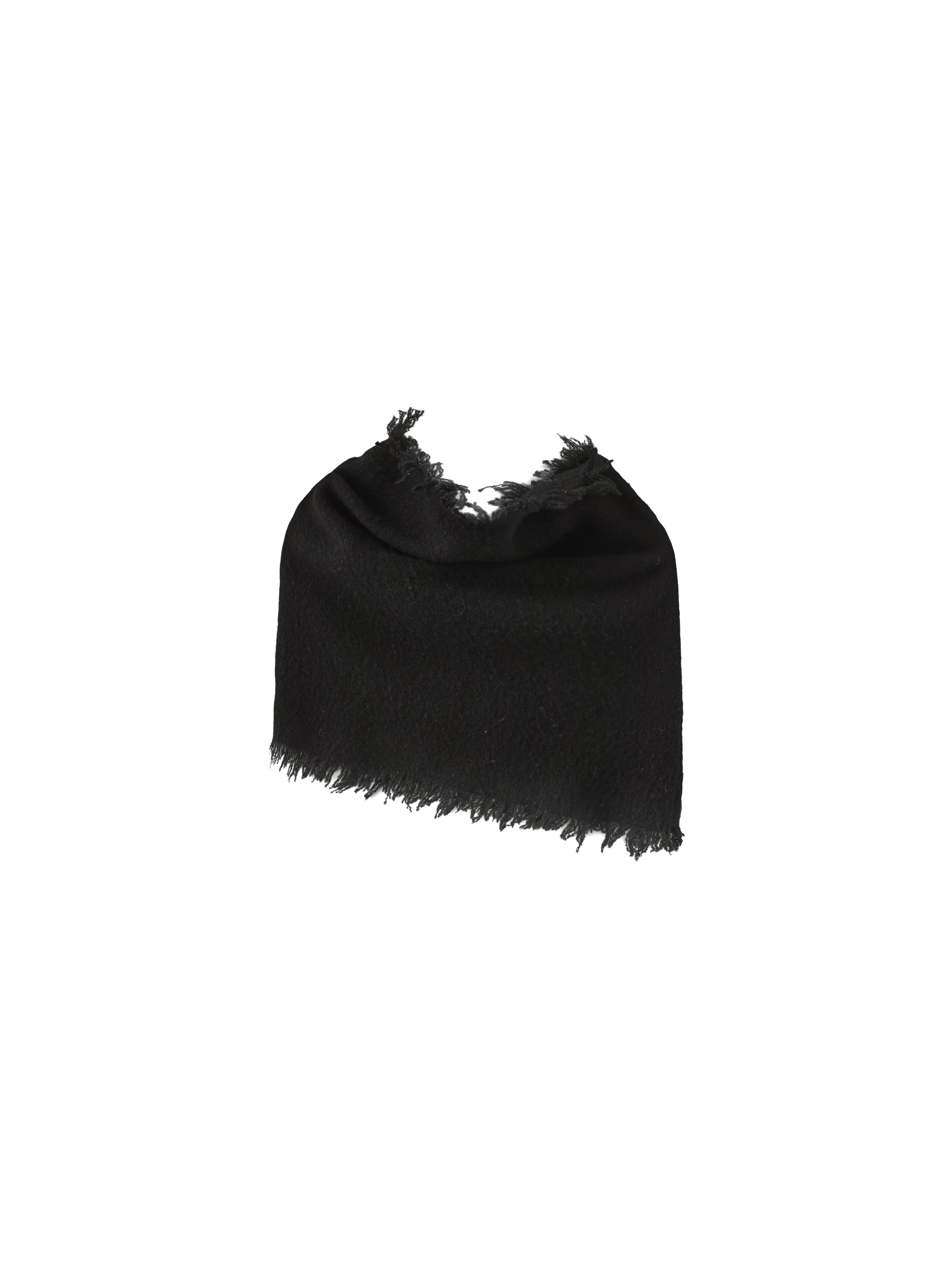 Black Yak Wool Shawl Scarf