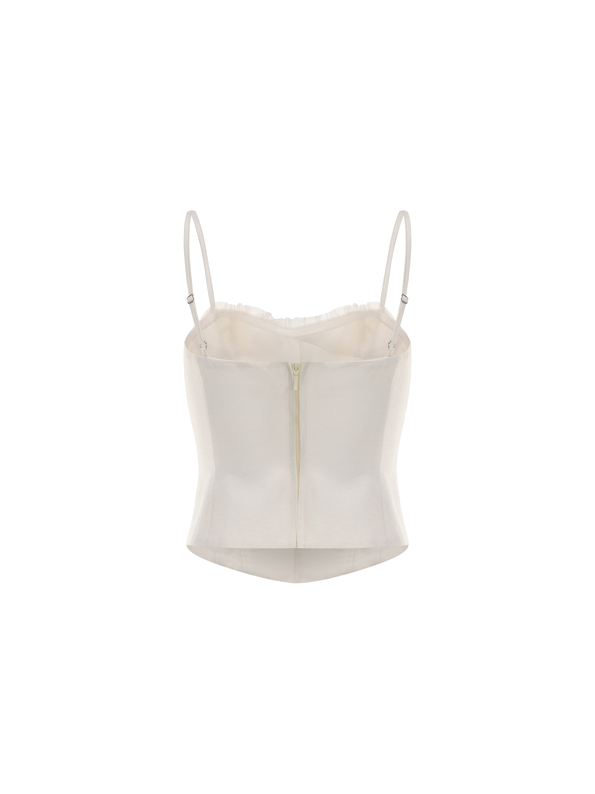 White Lace-trim Camisole