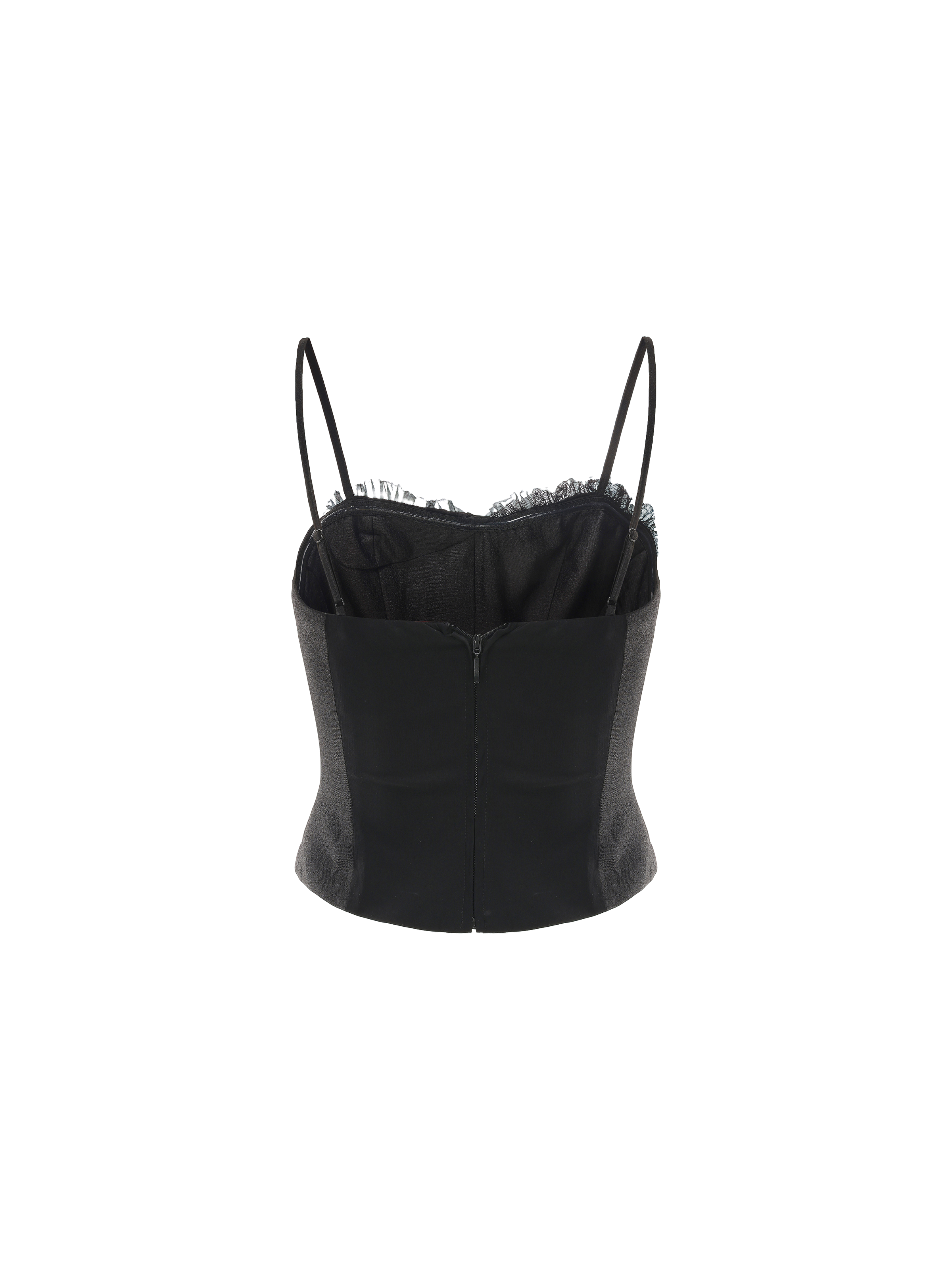 Black Lace-trim Camisole