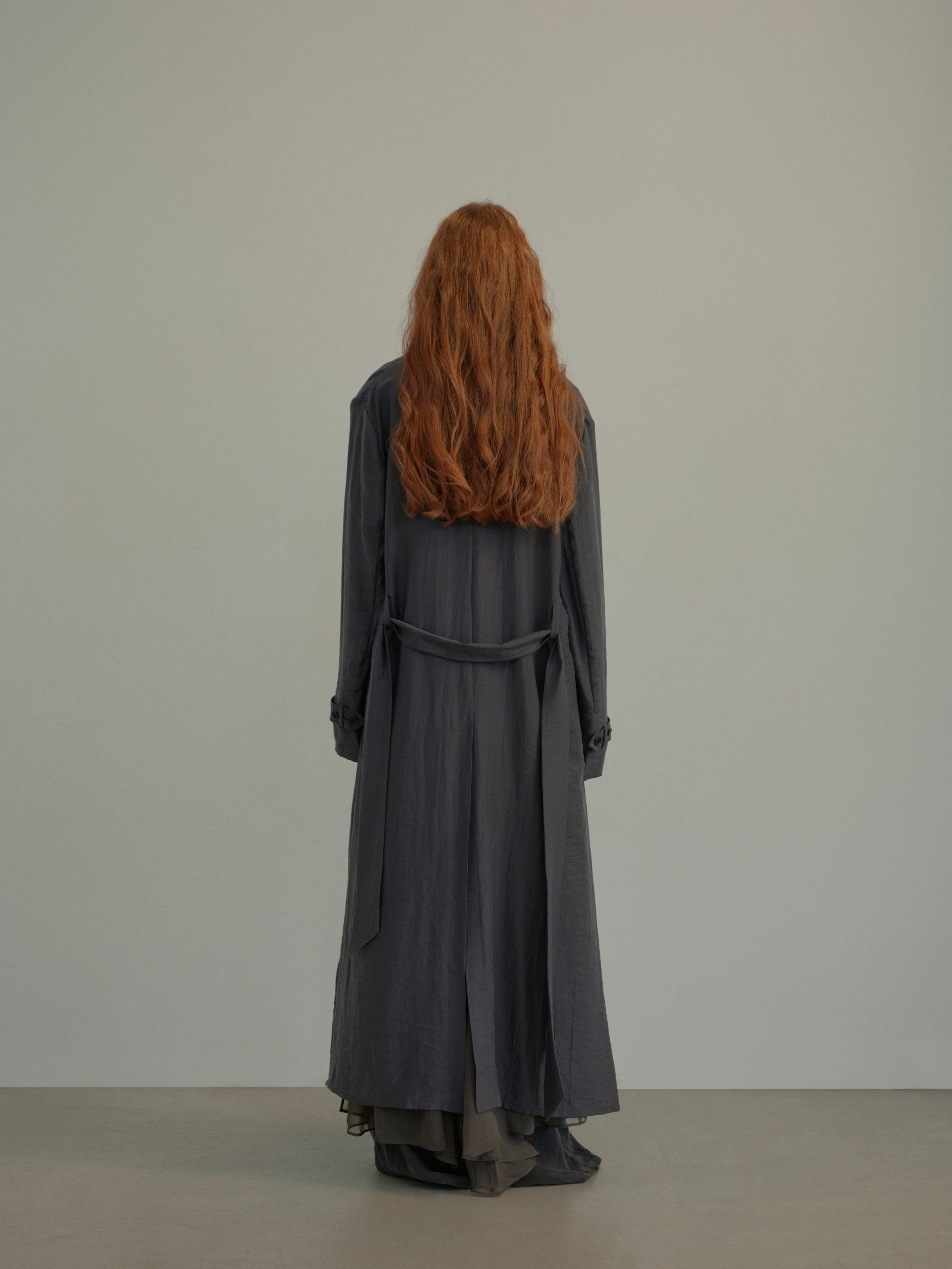 pleated trench coat dress Black Tailored Pleat Detail Belted Trench Coat