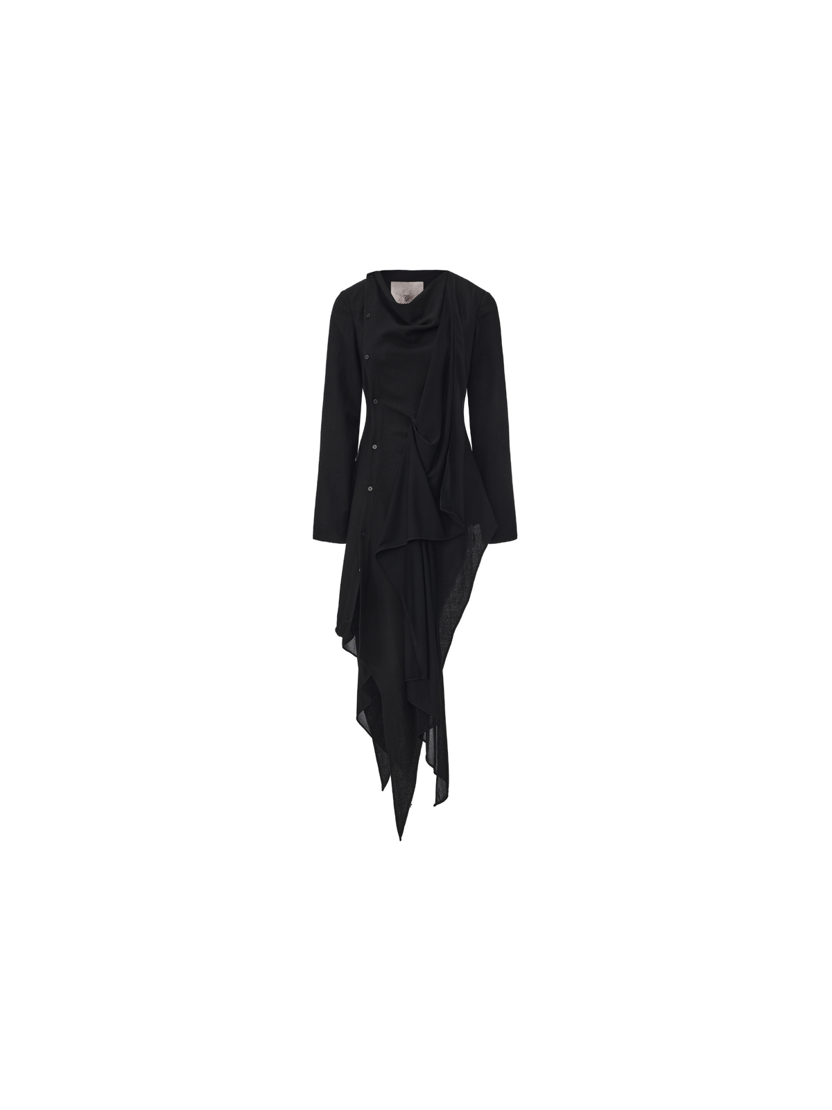 Deconstructed Asymmetric Long Coat