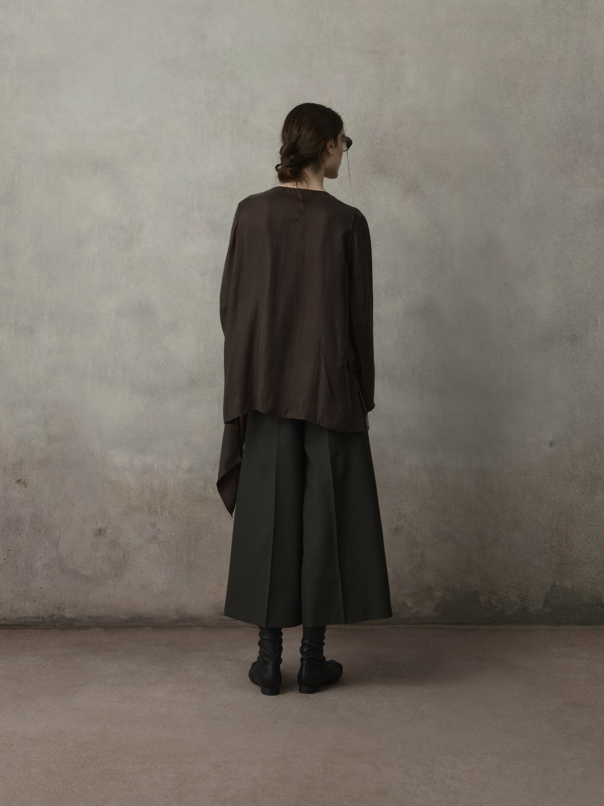 Asymmetic Paneled Shirt
