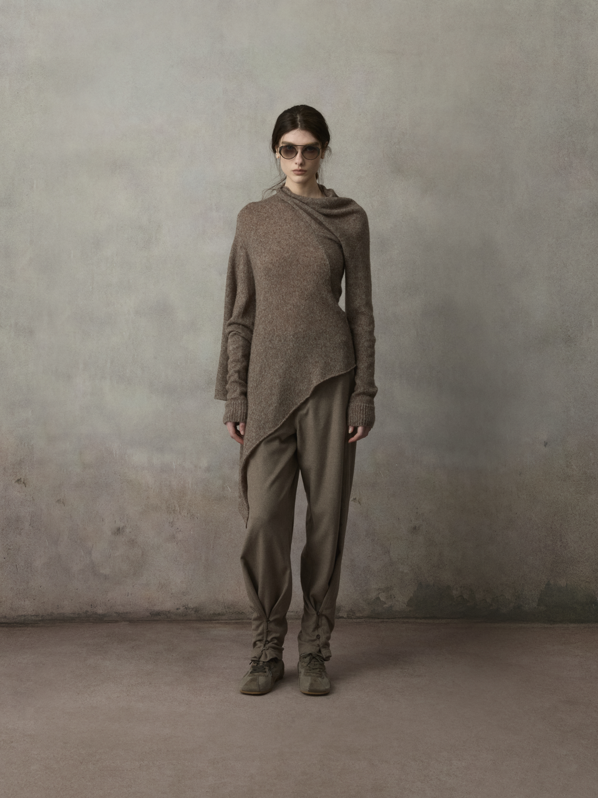 Deep Oat Two-Way Convertible Pants