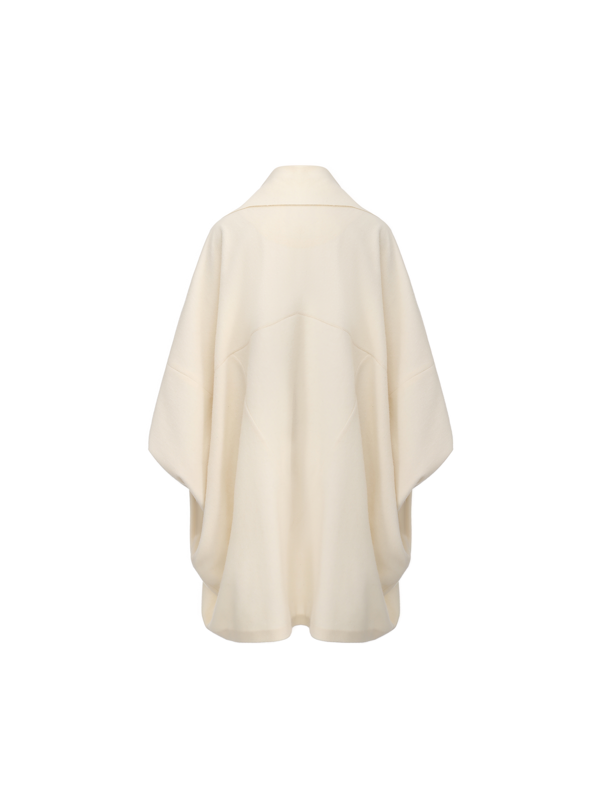 White Lapel Panelled Robe