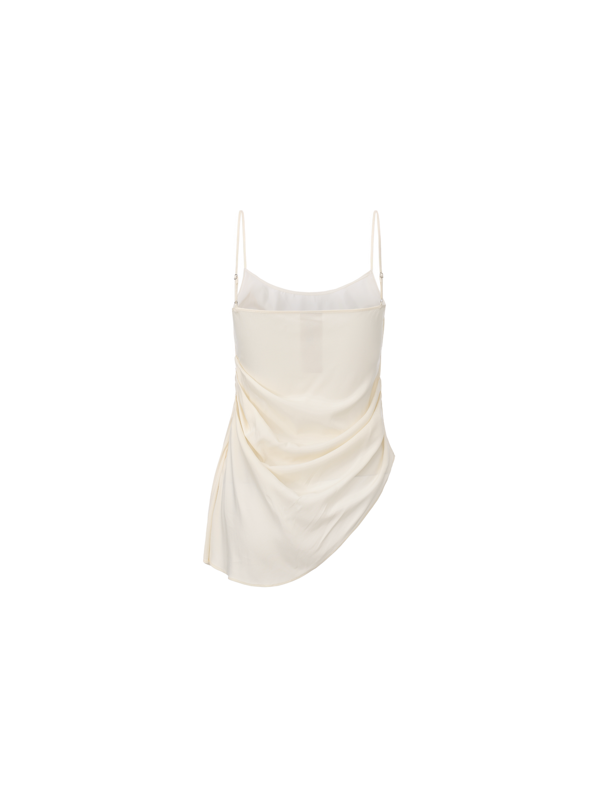 Draped Cowl Neck Strap Top