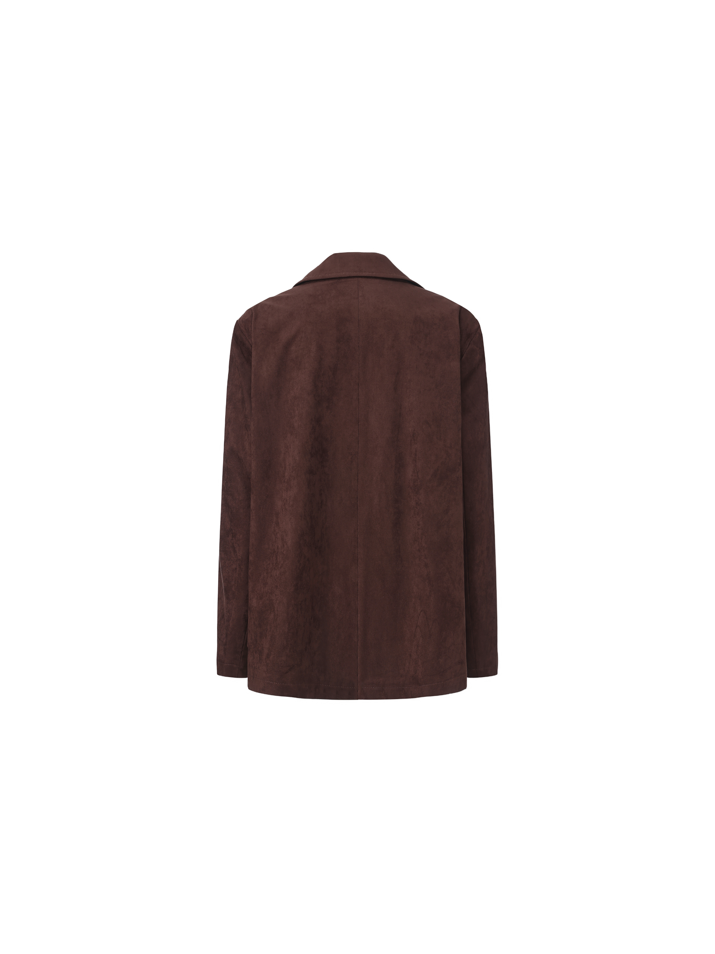 Suede Oversized Blazer