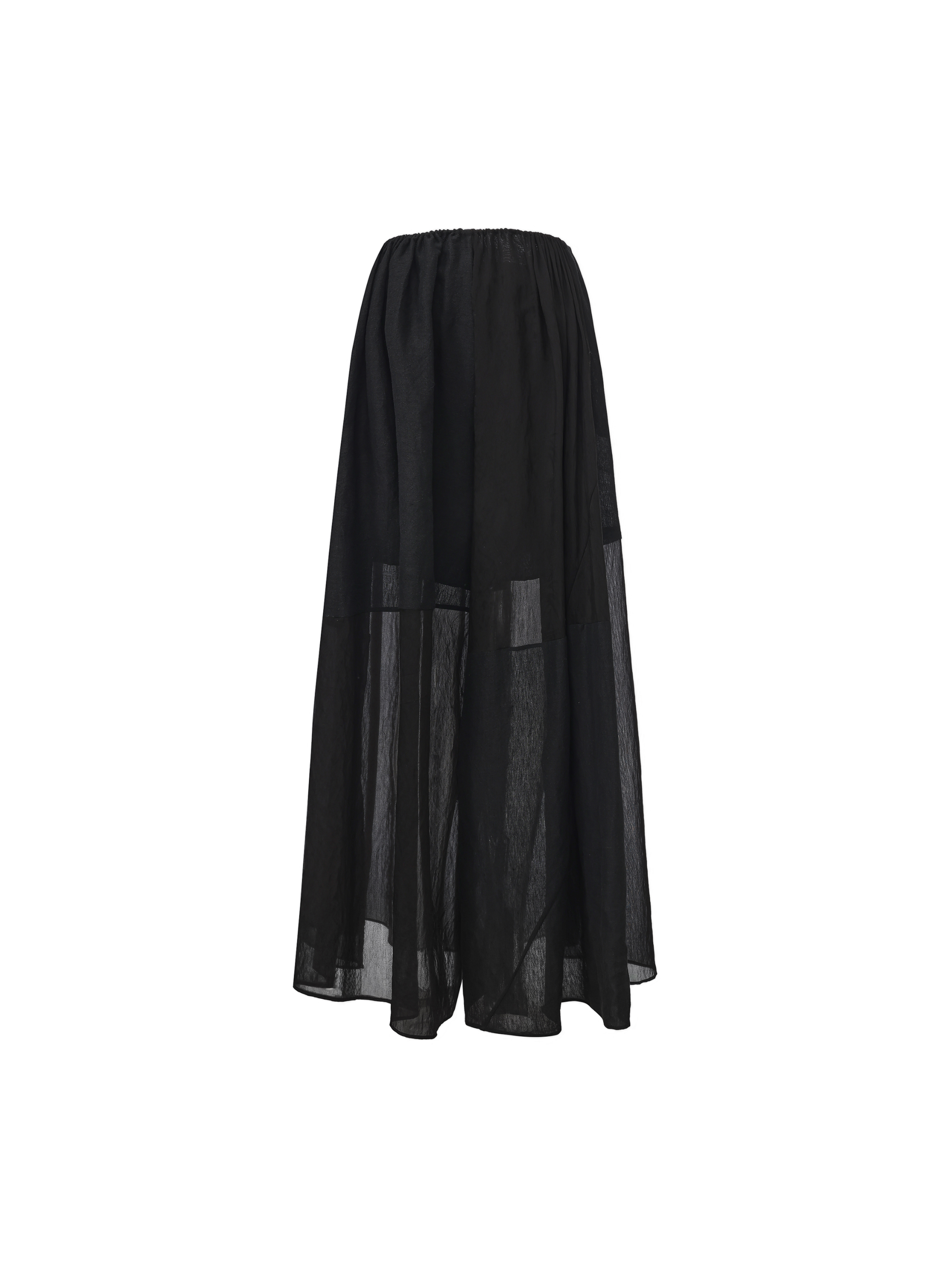 Black Patchwork Pants