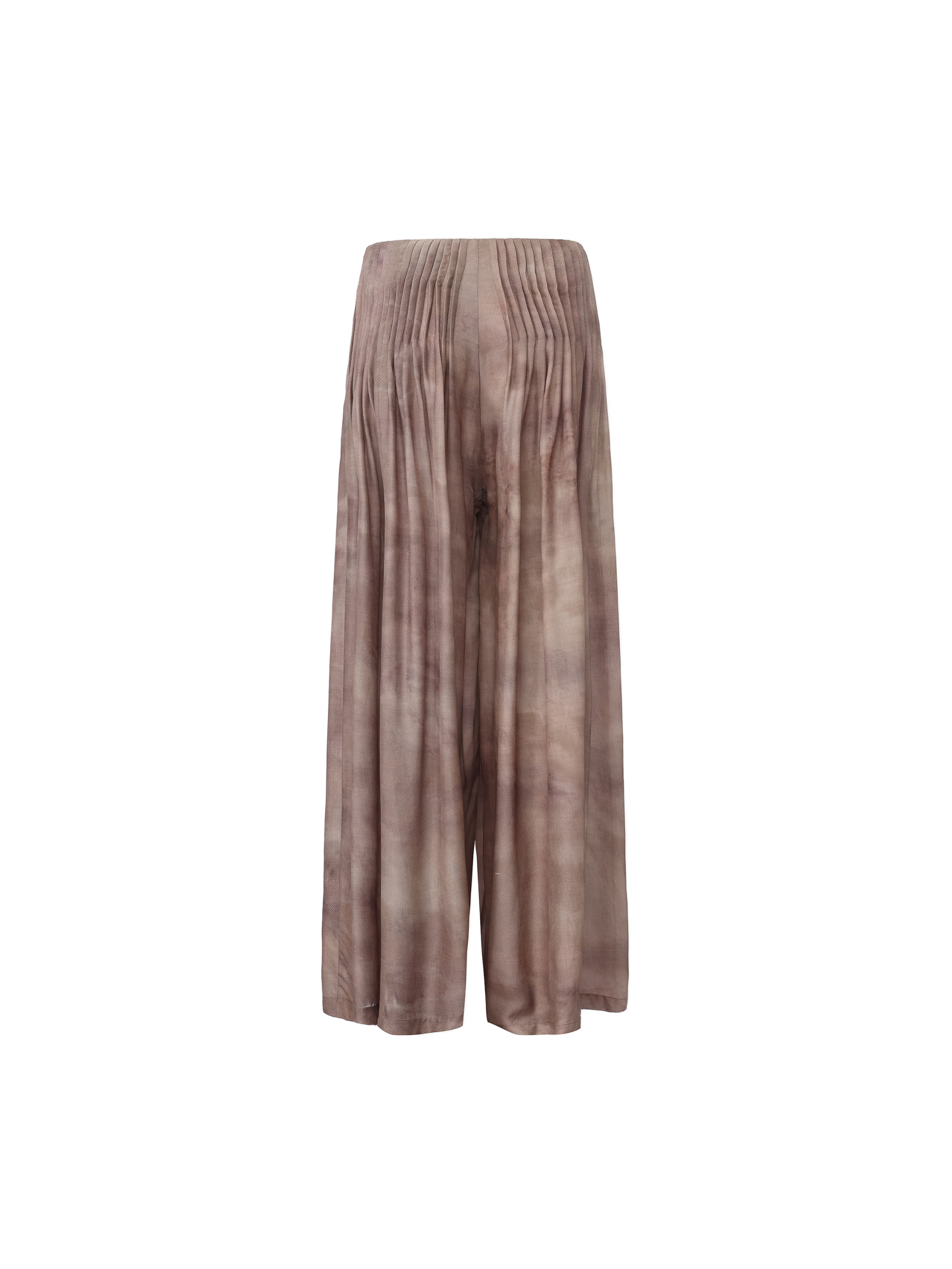 Pink Ombre PanelPleated Pants