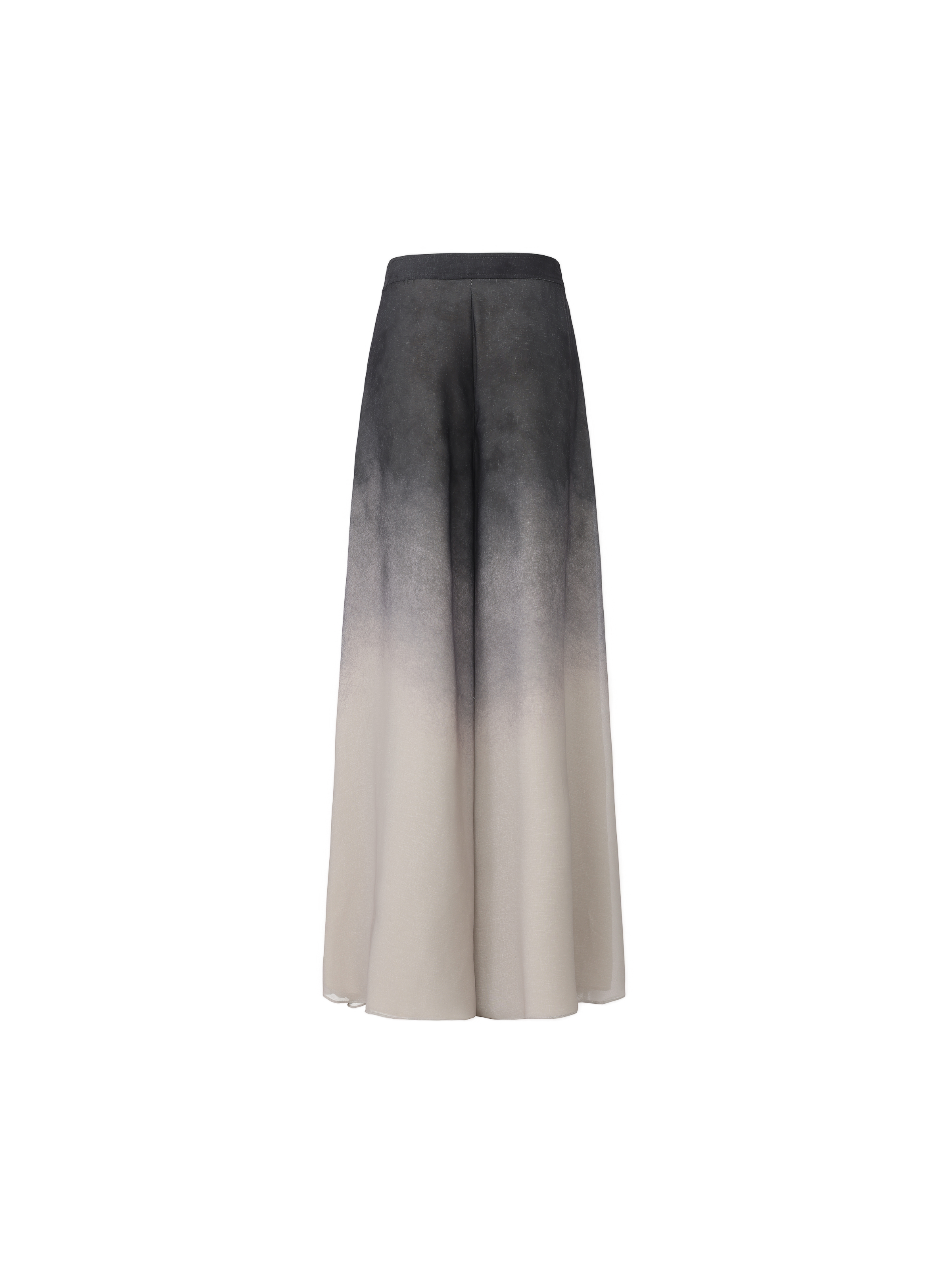 Ombre Gradient Wide-Leg Pants