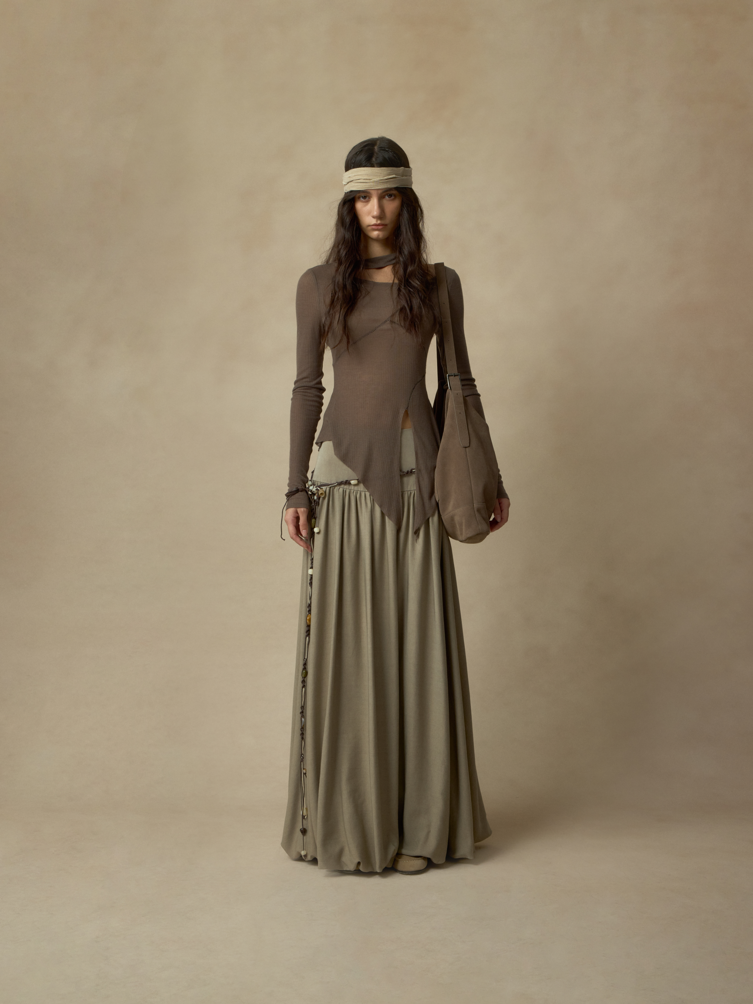 Bloom Ruched Midi Skirt