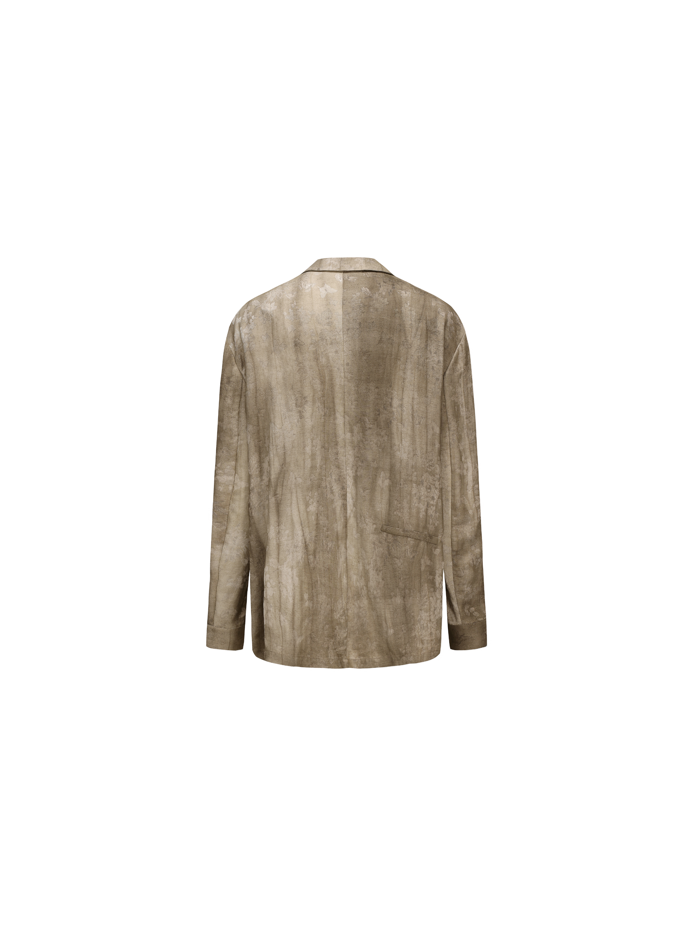 Grey Ombre Drop-Shoulder Blazer