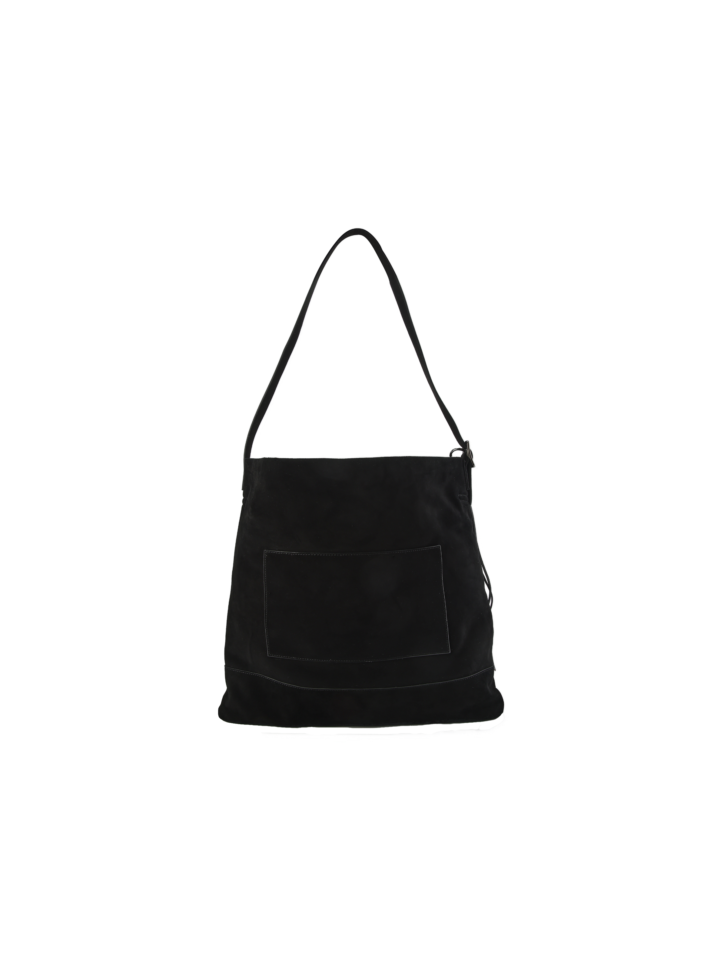 Black Suede Tote Bag