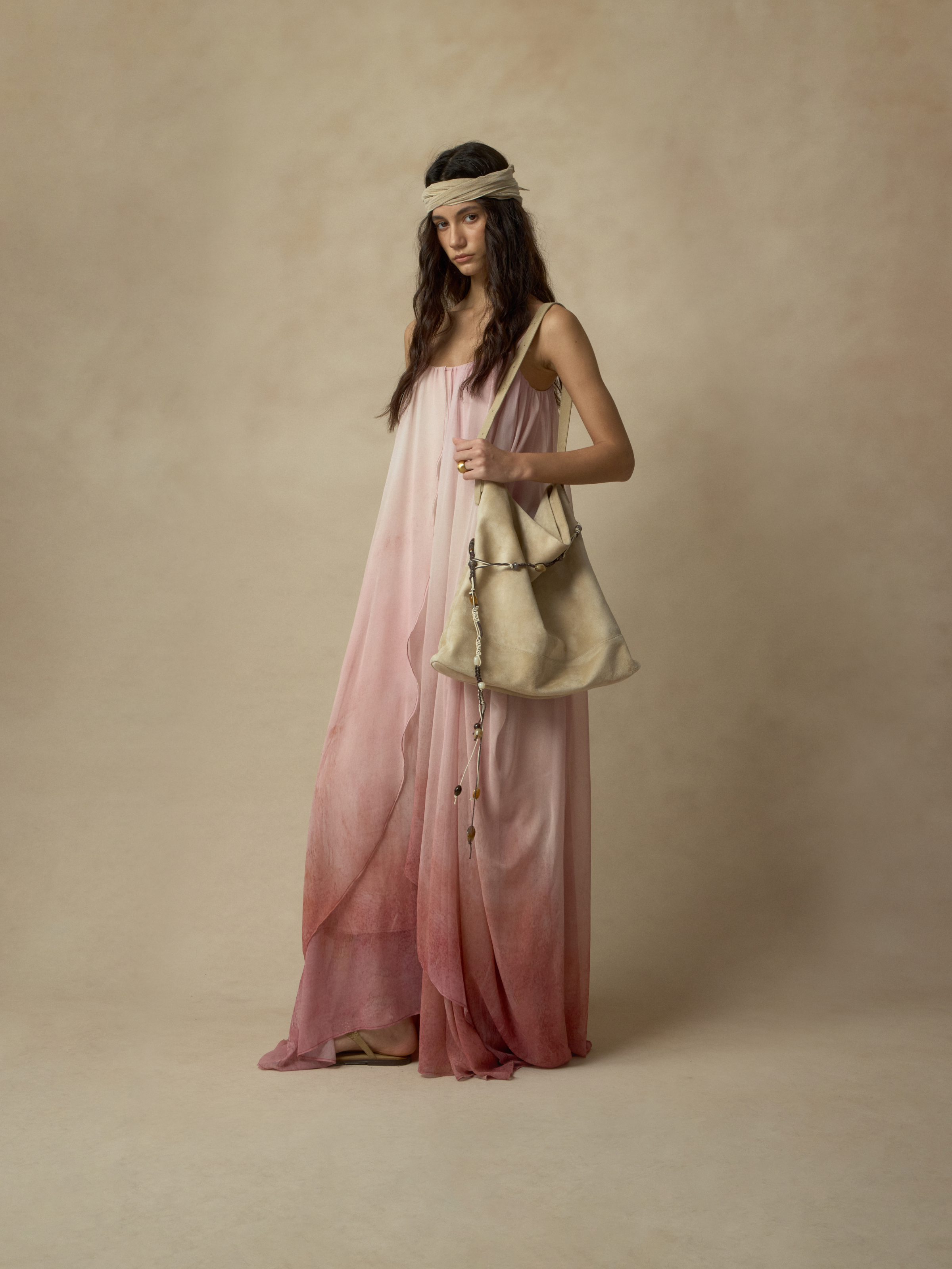 Blush Pink Ombre Camisole Dress
