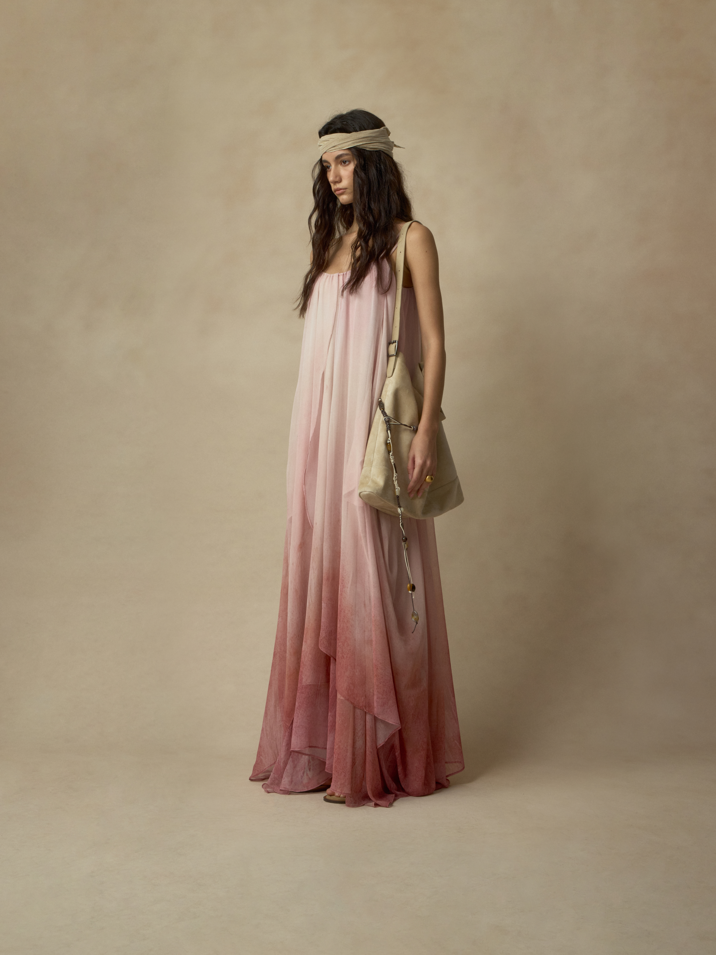 Blush Pink Ombre Camisole Dress