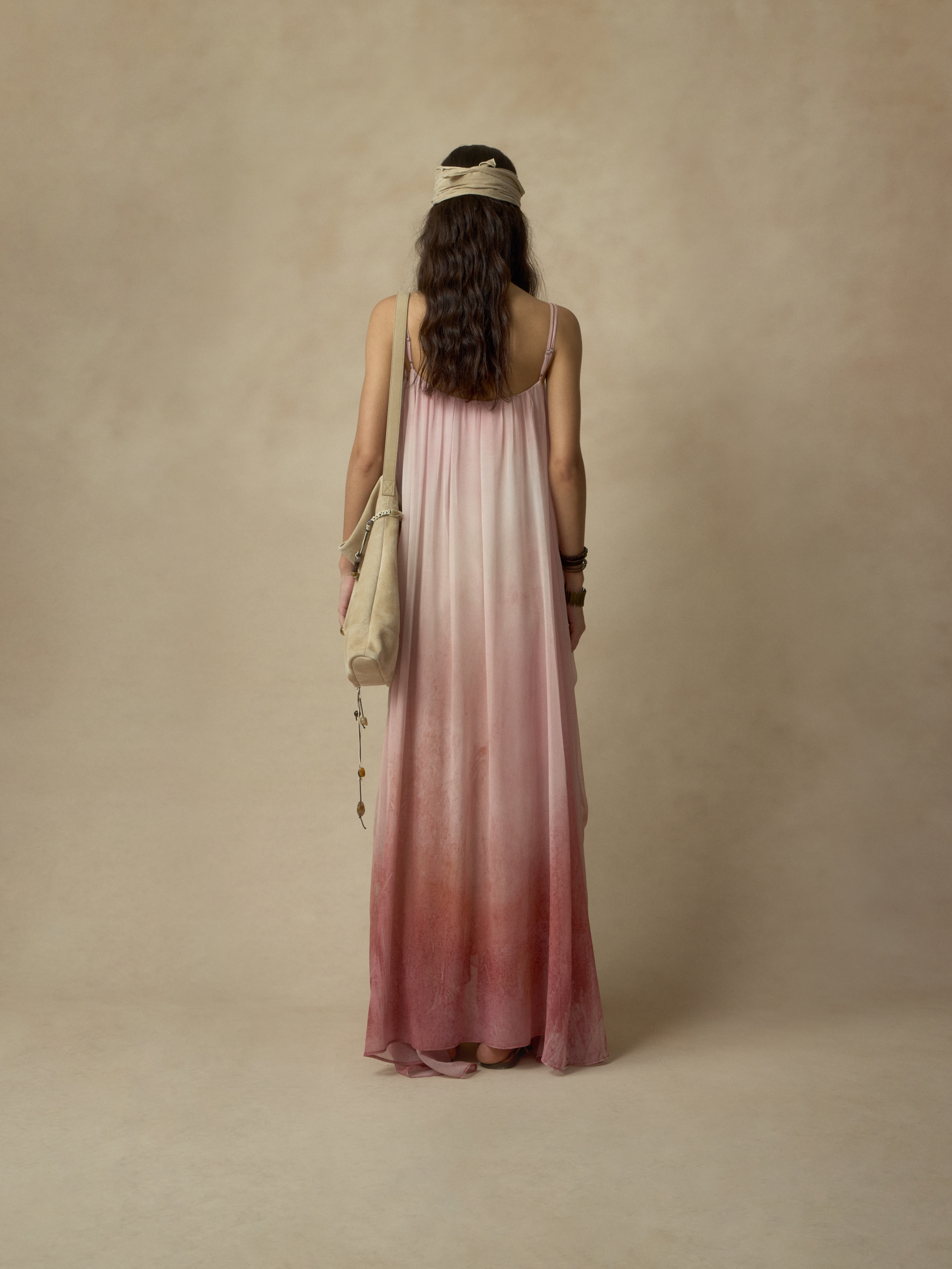 Blush Pink Ombre Camisole Dress