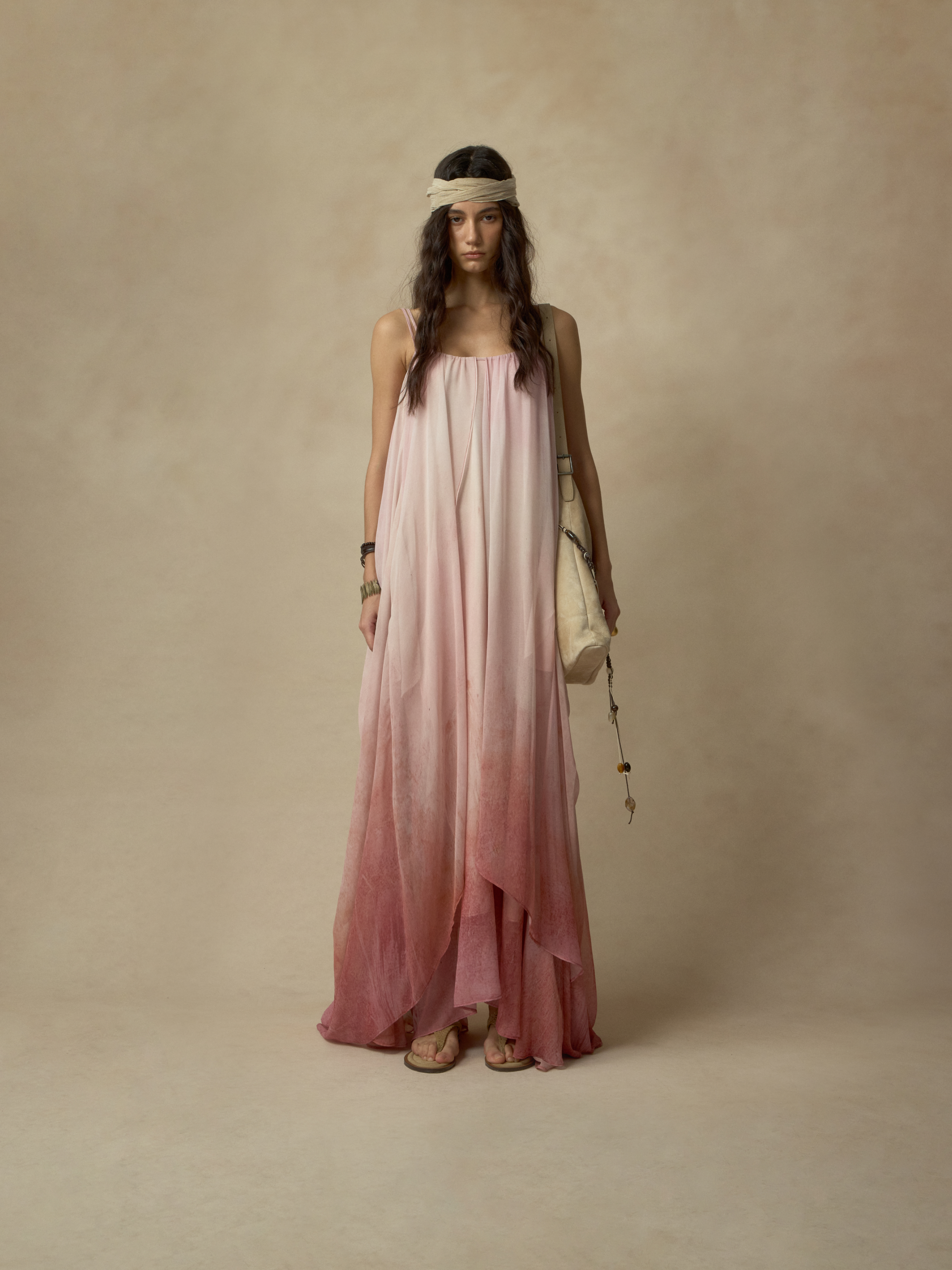 Blush Pink Ombre Camisole Dress