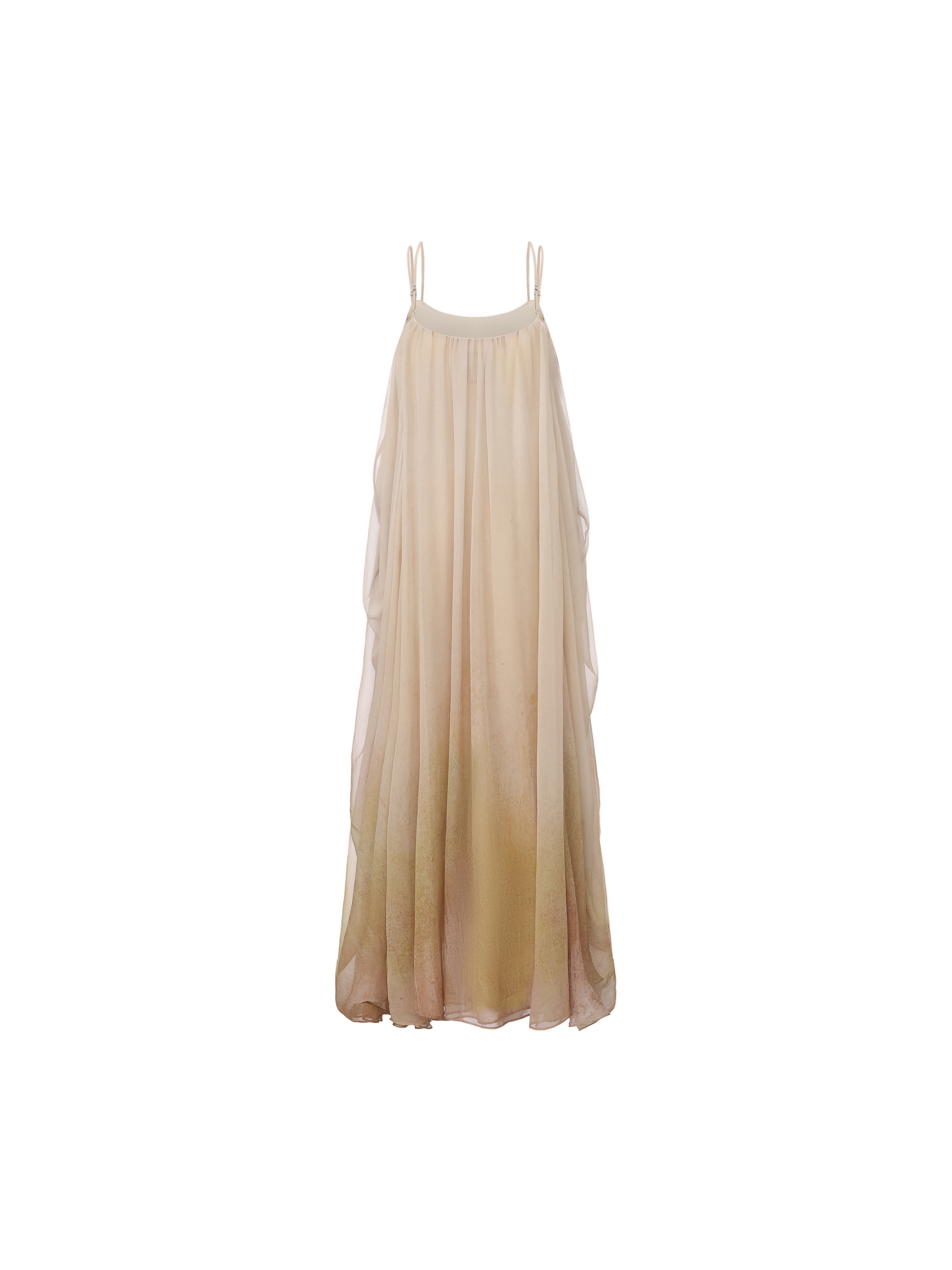 Cream Yellow Ombre Camisole Dress