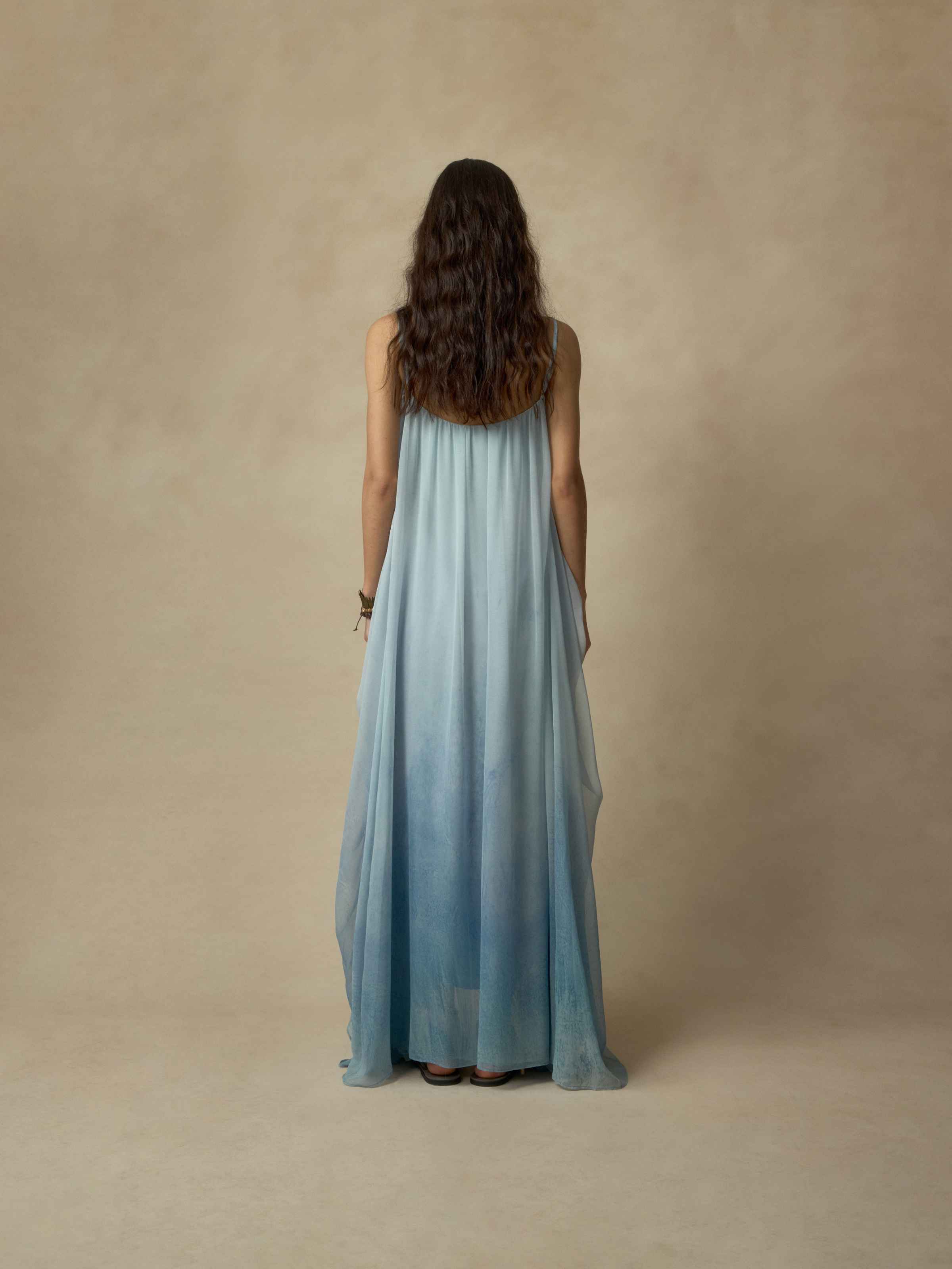 Sky Blue Ombre Camisole Dress