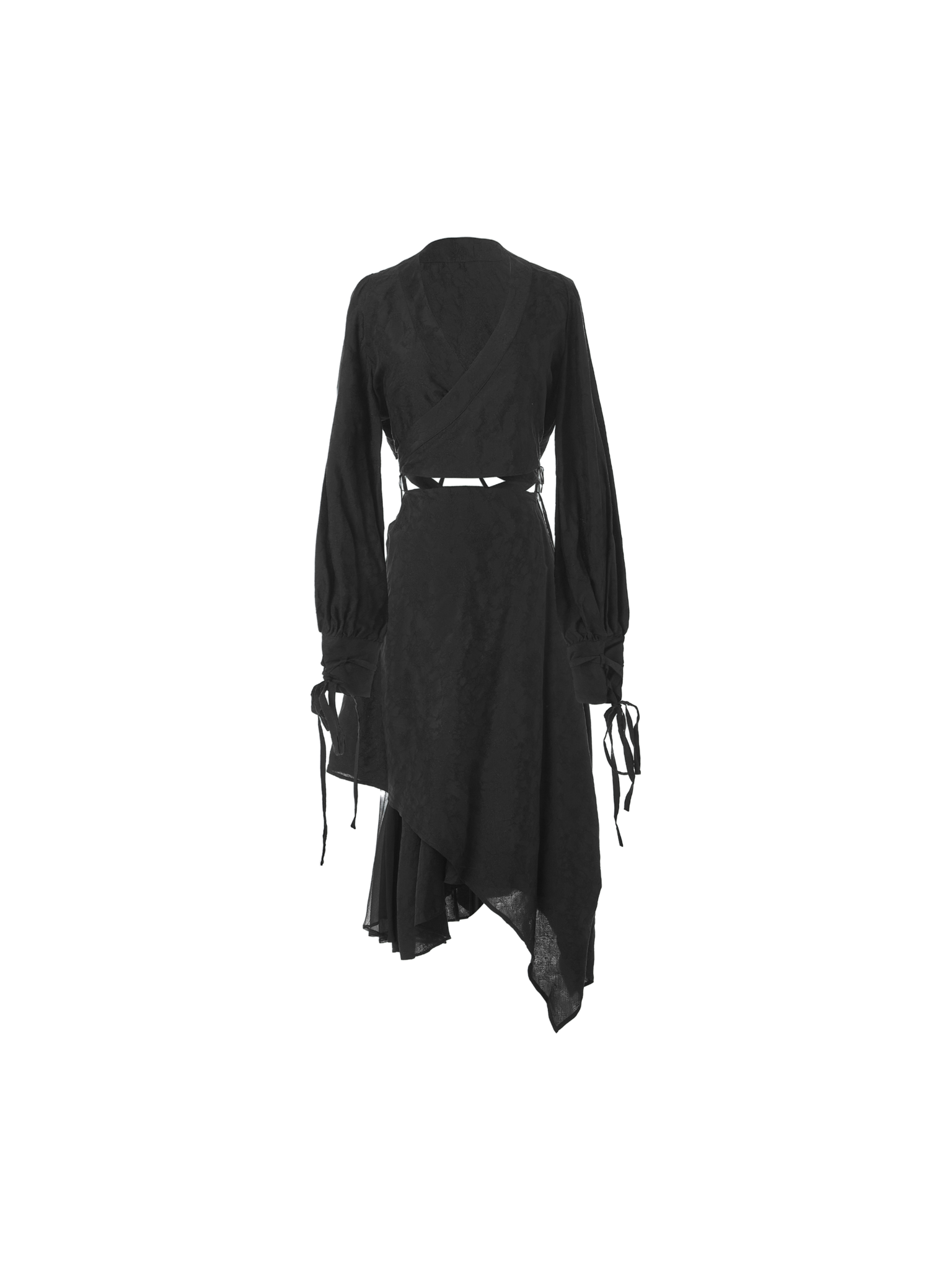 Black Crop Top Dress