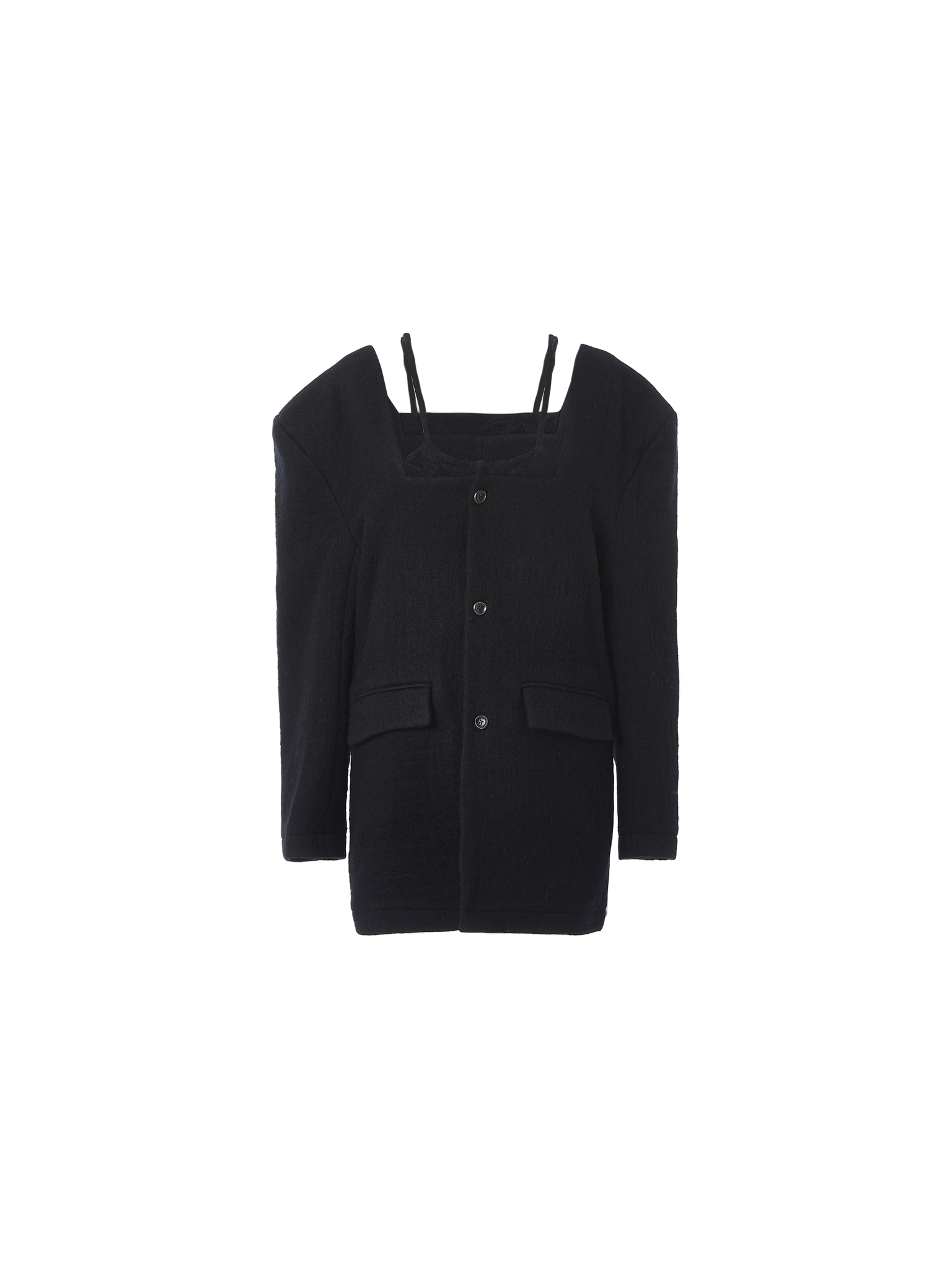 Broad Shouldered Suit Coat