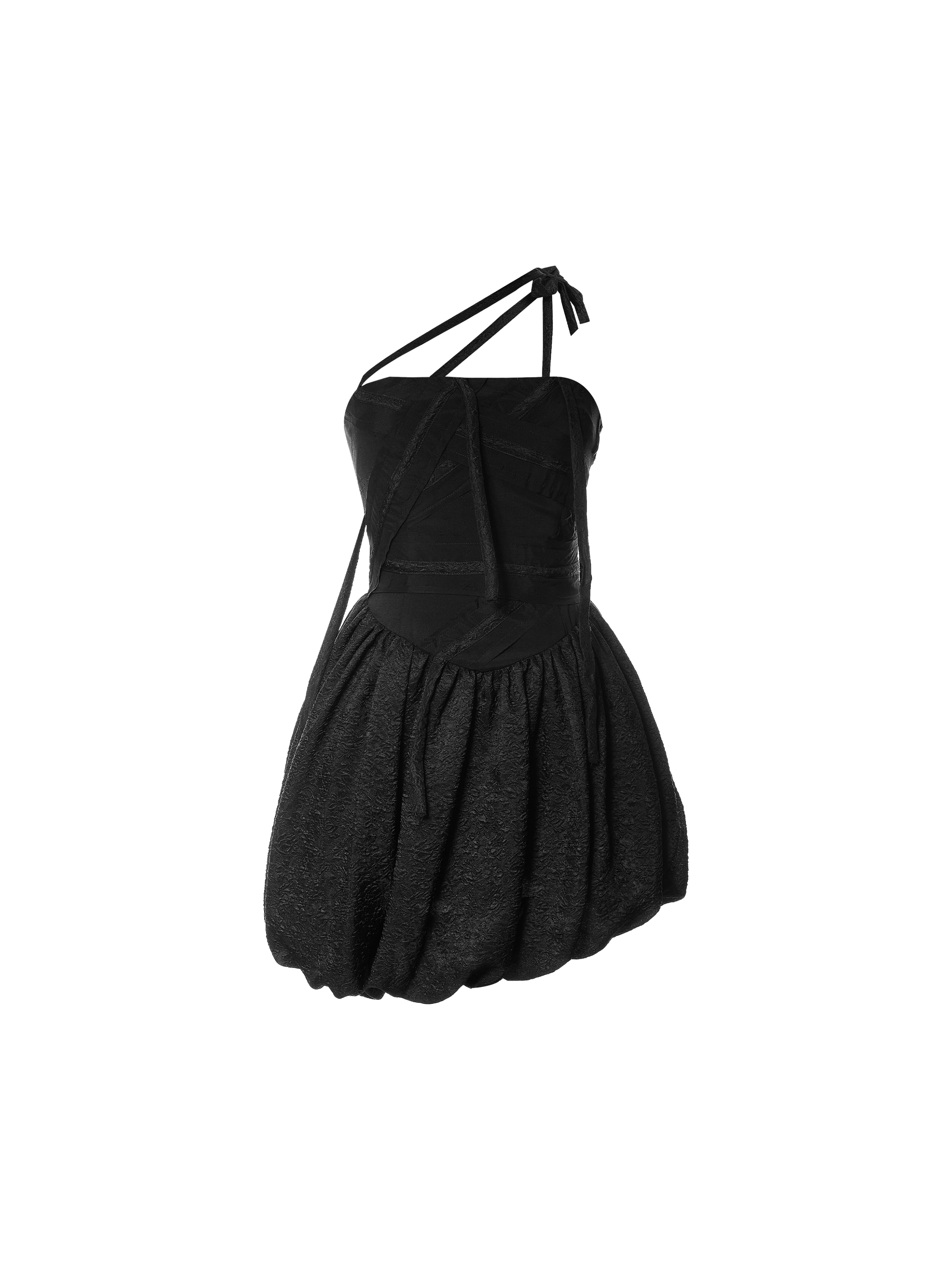 Black Short Bubble Dress