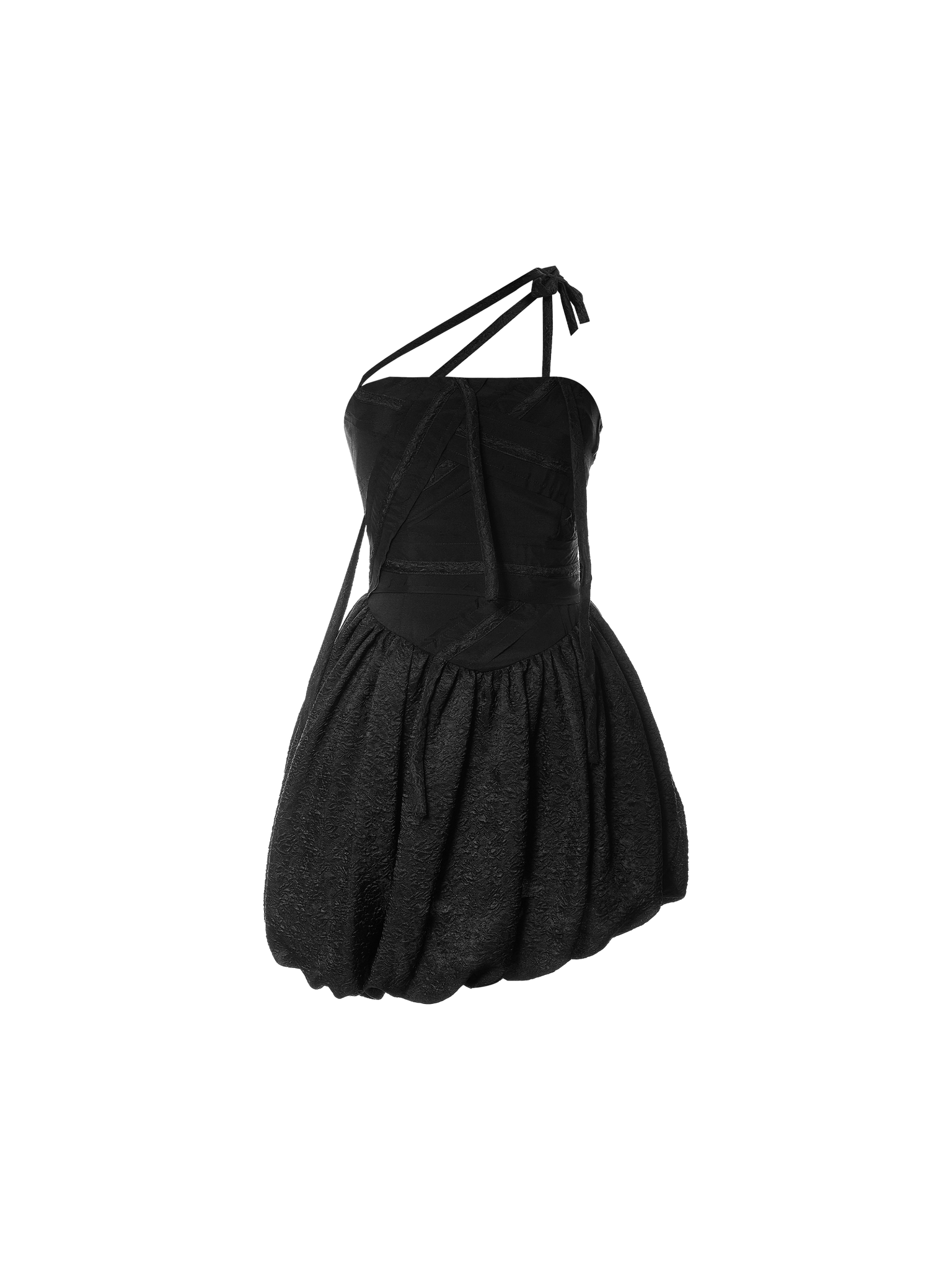 Black Short Bubble Dress
