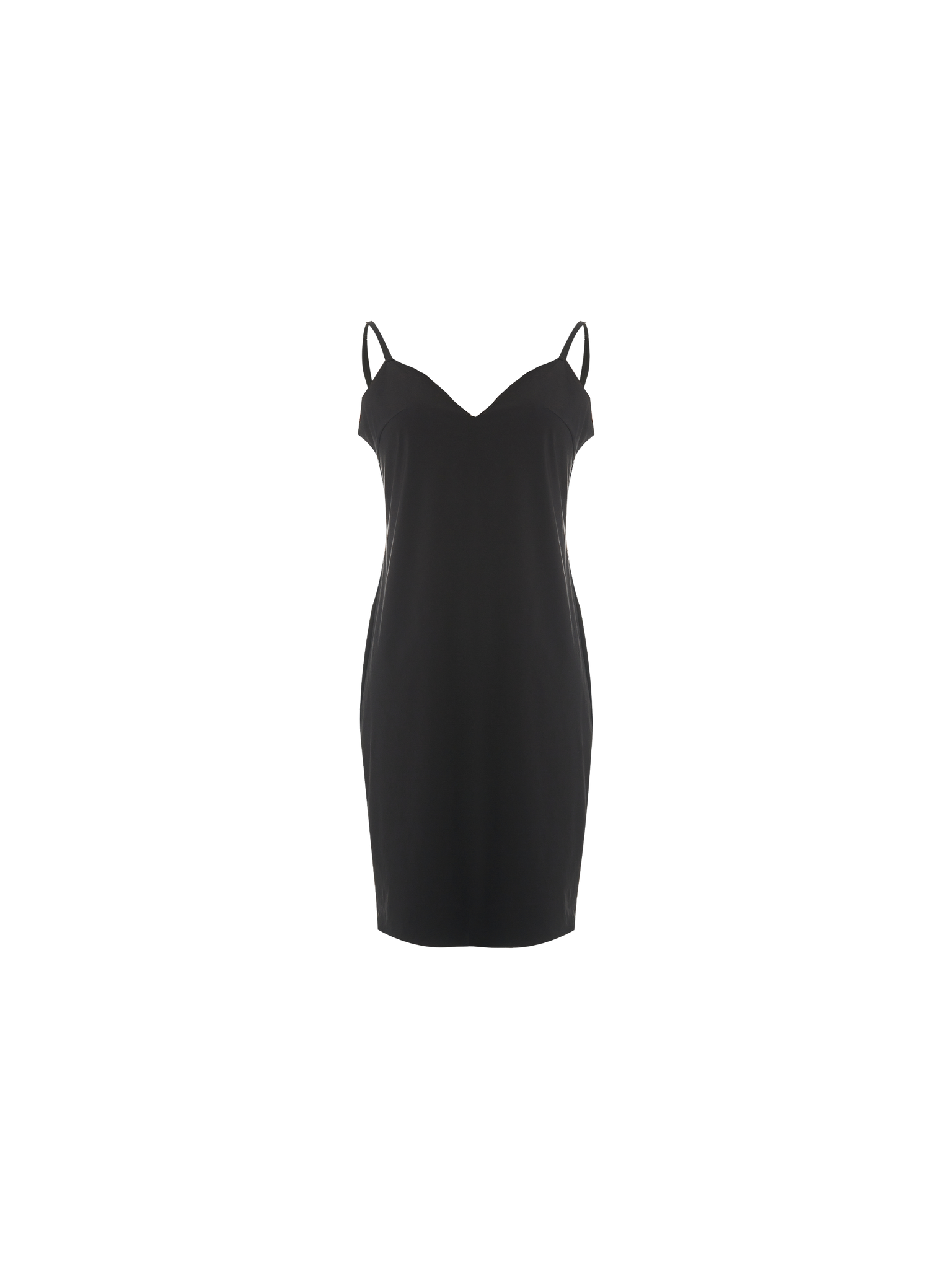 Black V Neck Dress Elywood 