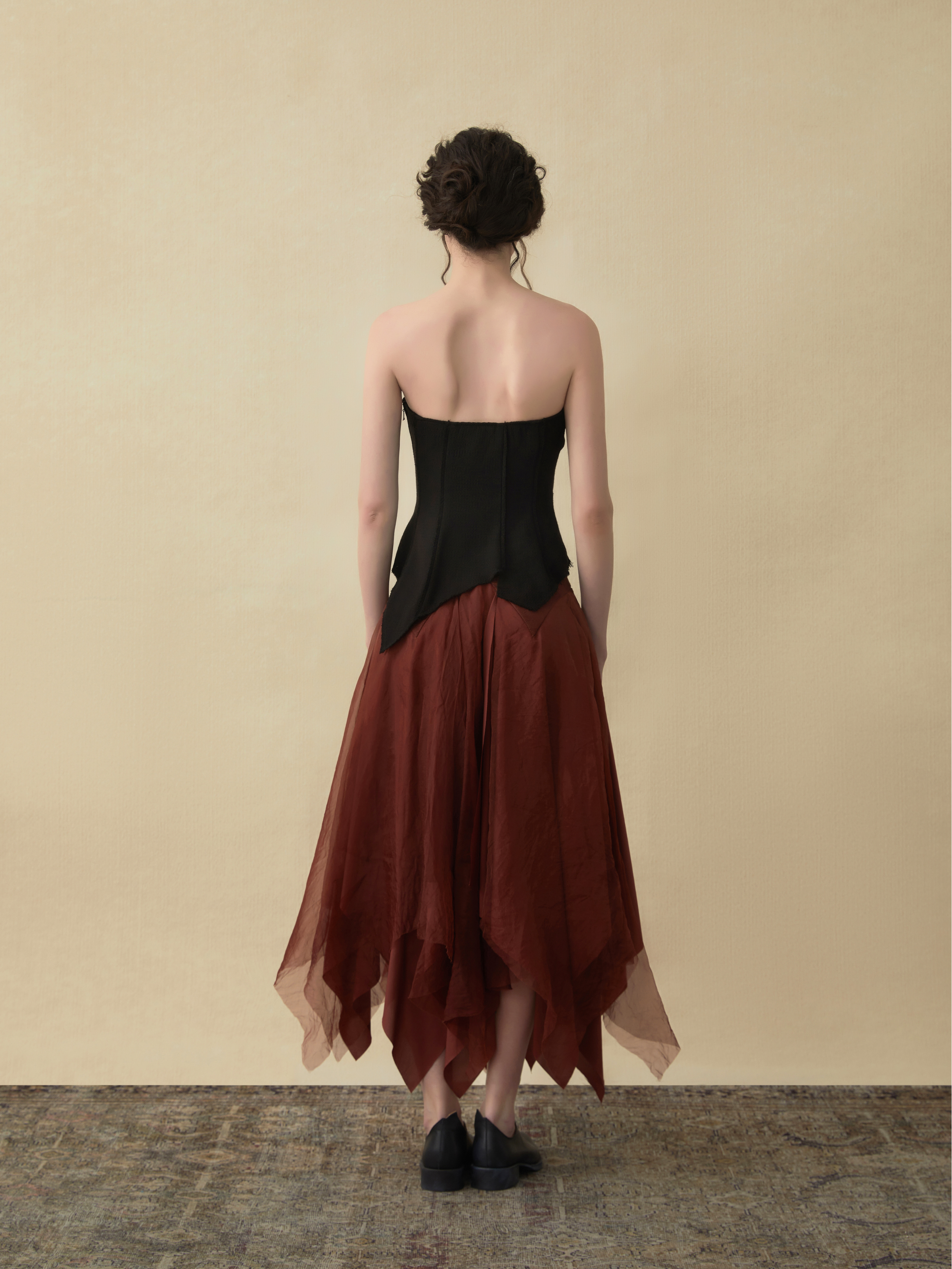 Ruby Natural Dyed Gauze Skirt